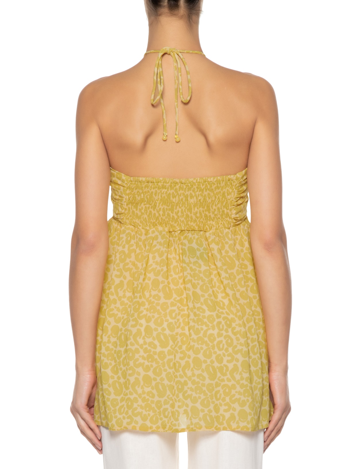 Túnica Feminina Estampa Maragogi Siciliano Amarelo Maria Filó