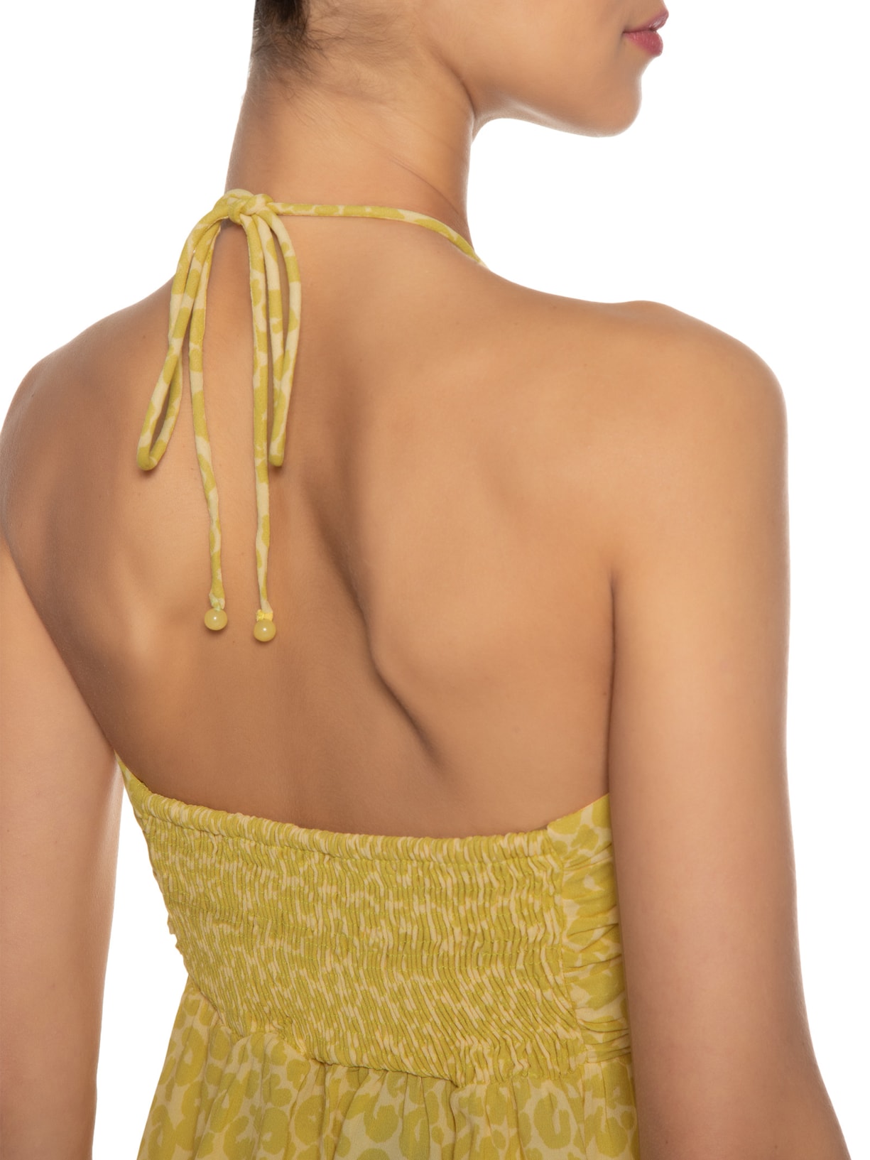 Túnica Feminina Estampa Maragogi Siciliano Amarelo Maria Filó
