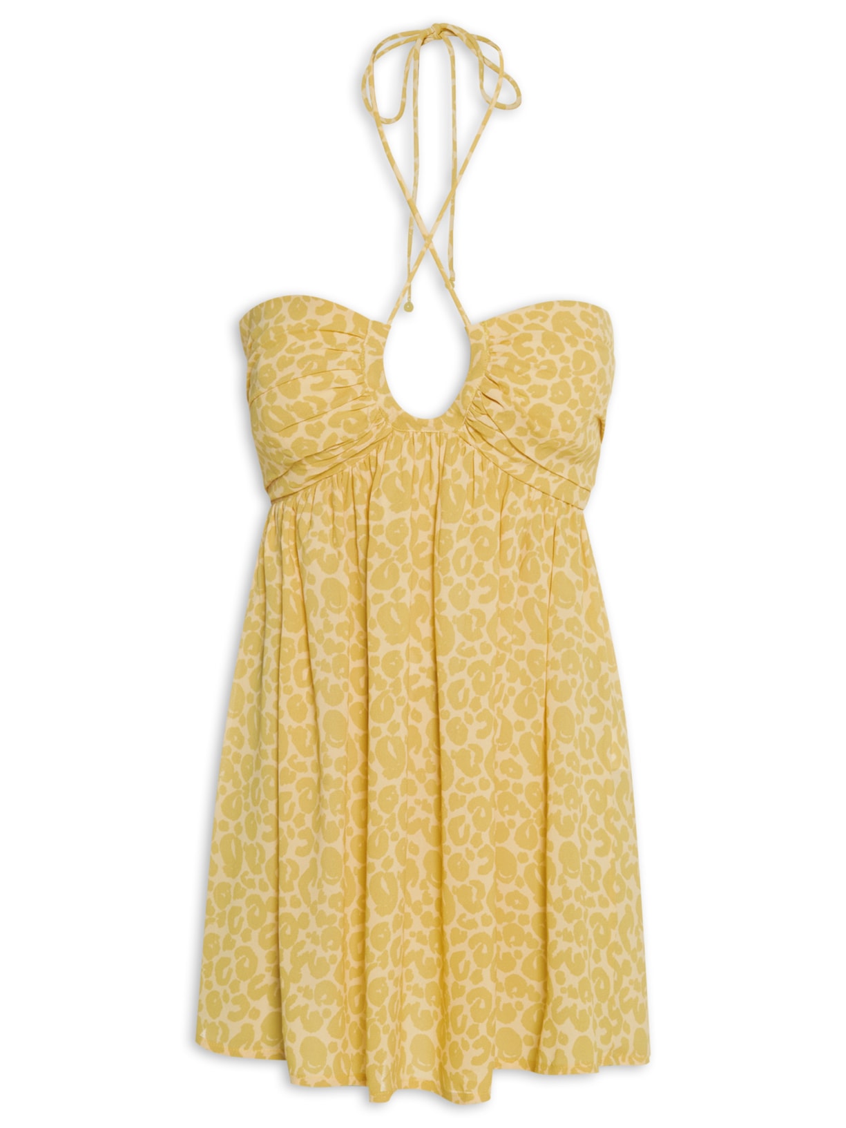 Túnica Feminina Estampa Maragogi Siciliano Amarelo Maria Filó