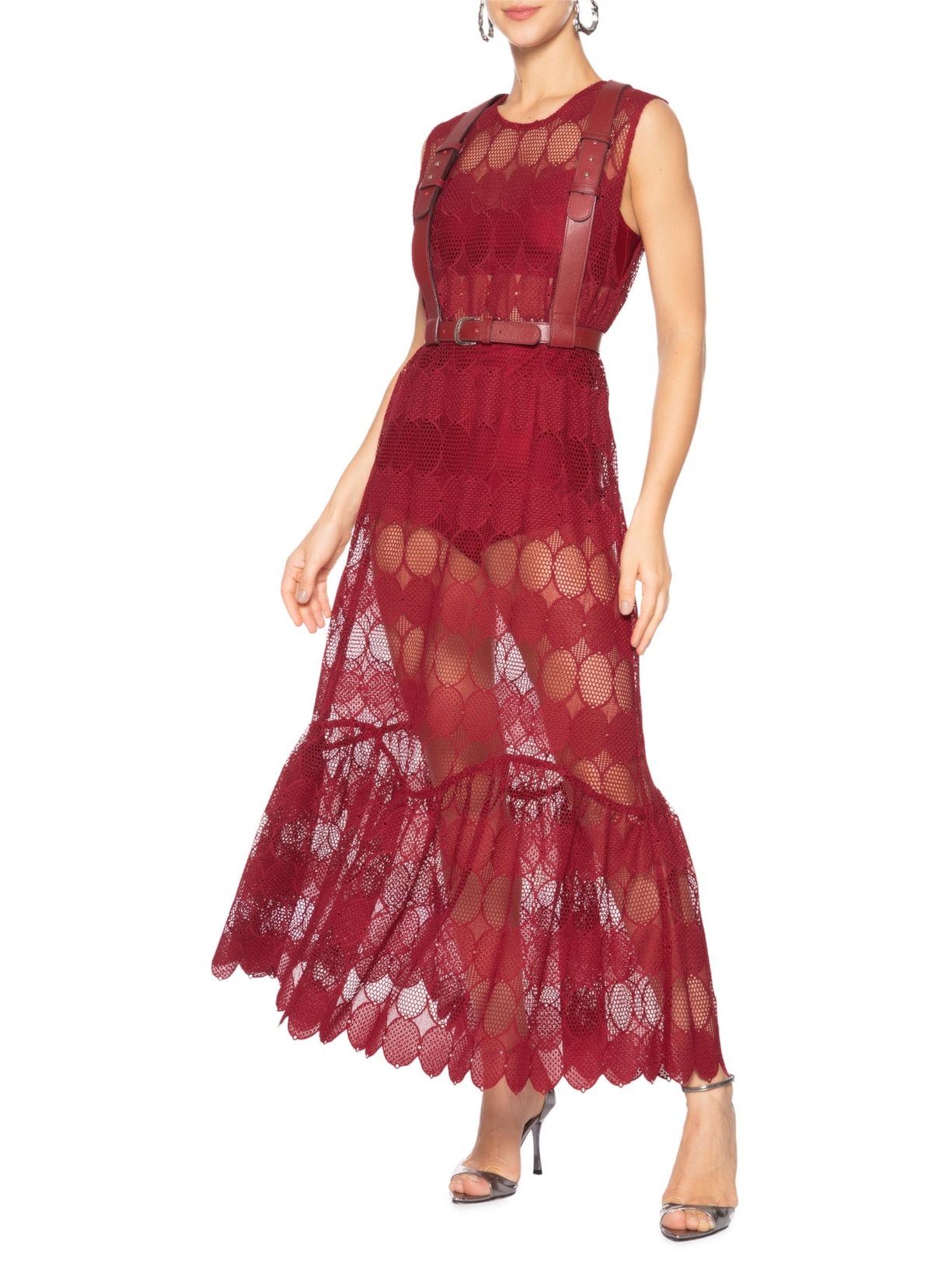 Túnica Feminina Guipire Mollet Vermelho Paula Raia