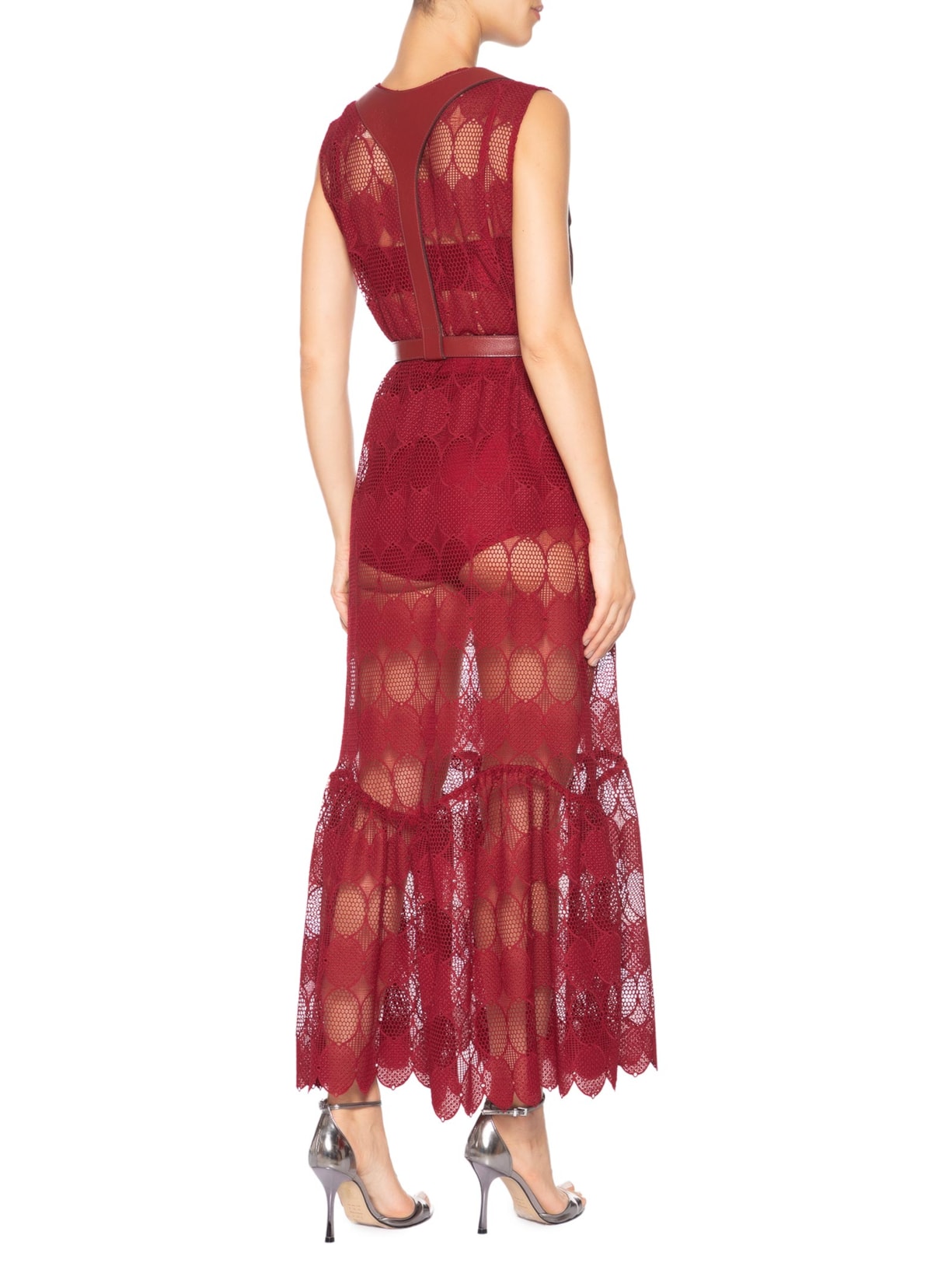 Túnica Feminina Guipire Mollet Vermelho Paula Raia