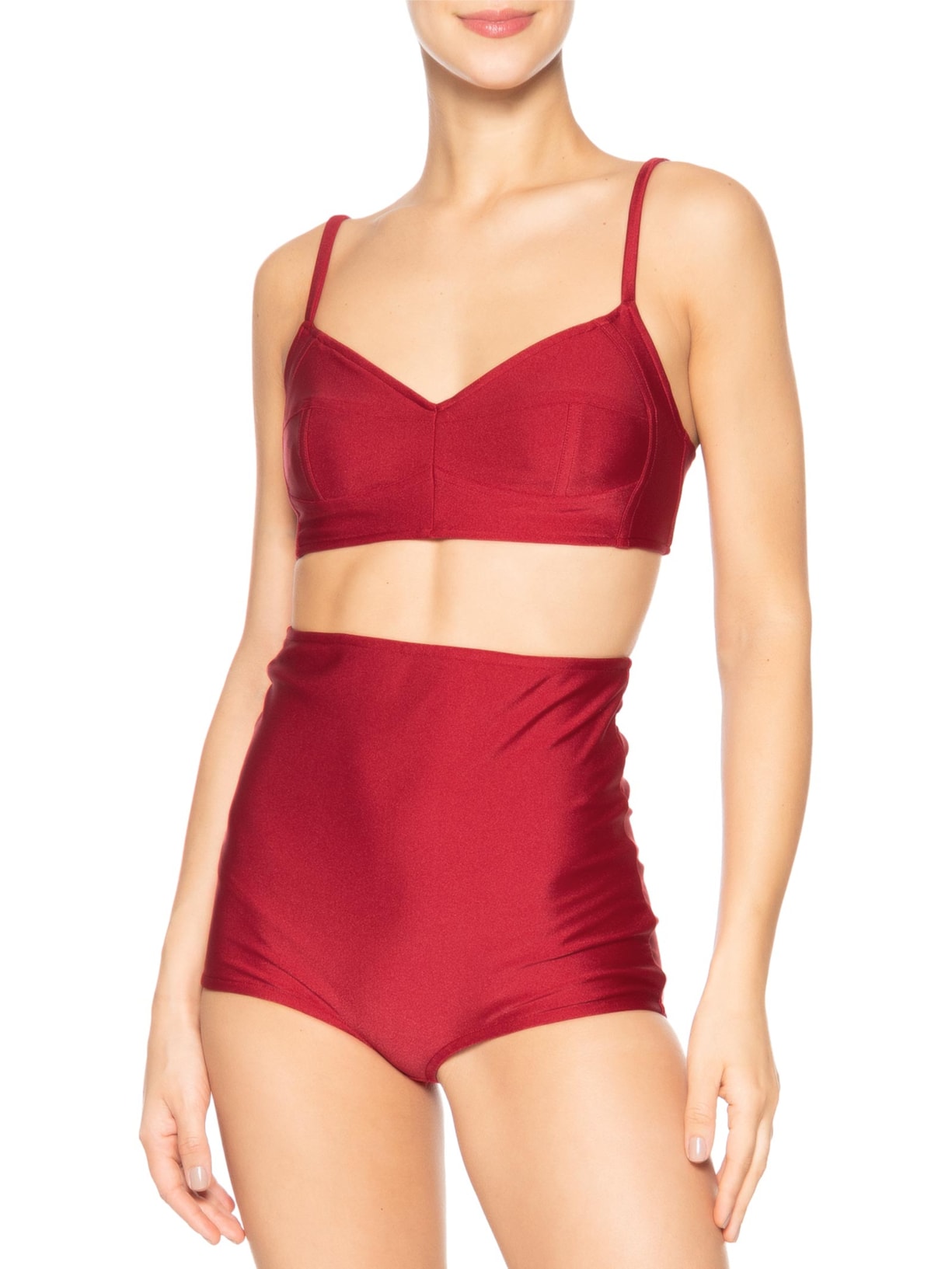 Túnica Feminina Guipire Mollet Vermelho Paula Raia