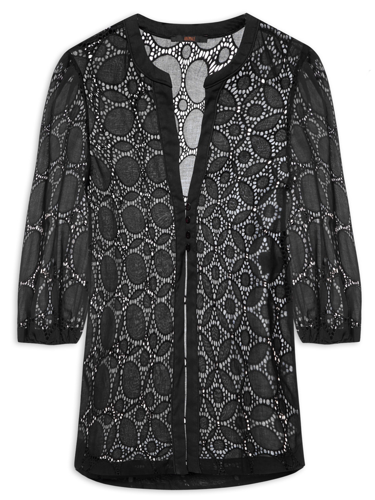 Túnica Feminina Laise - Preto