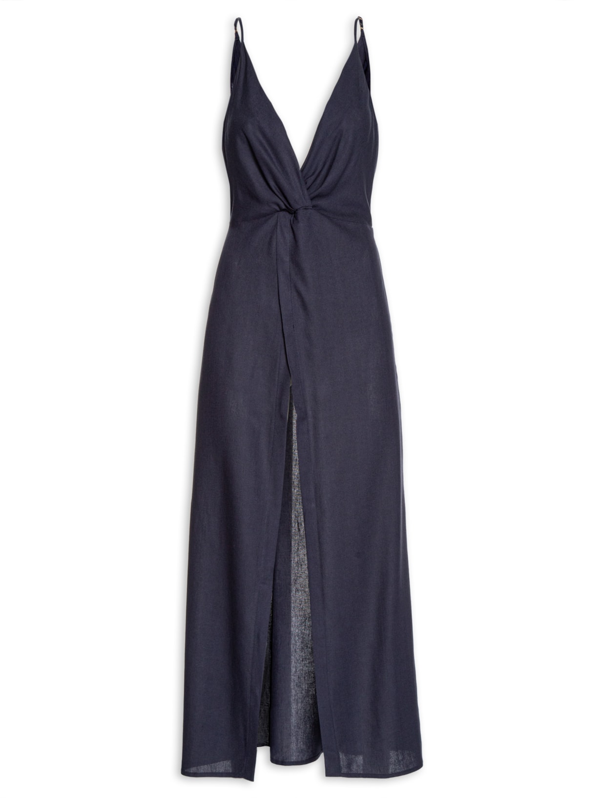 Túnica Feminina Nó Frente - Azul