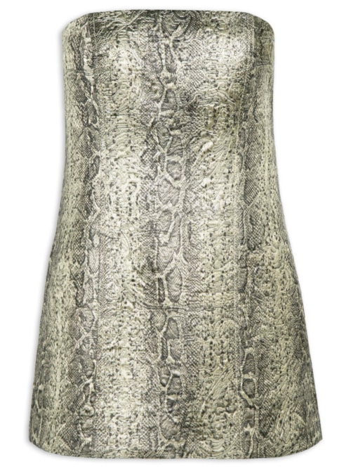 Túnica Feminina Sem Alça Cobra - Animal Print