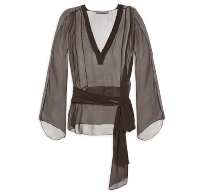 Túnica Mini GGT Resort - Marrom