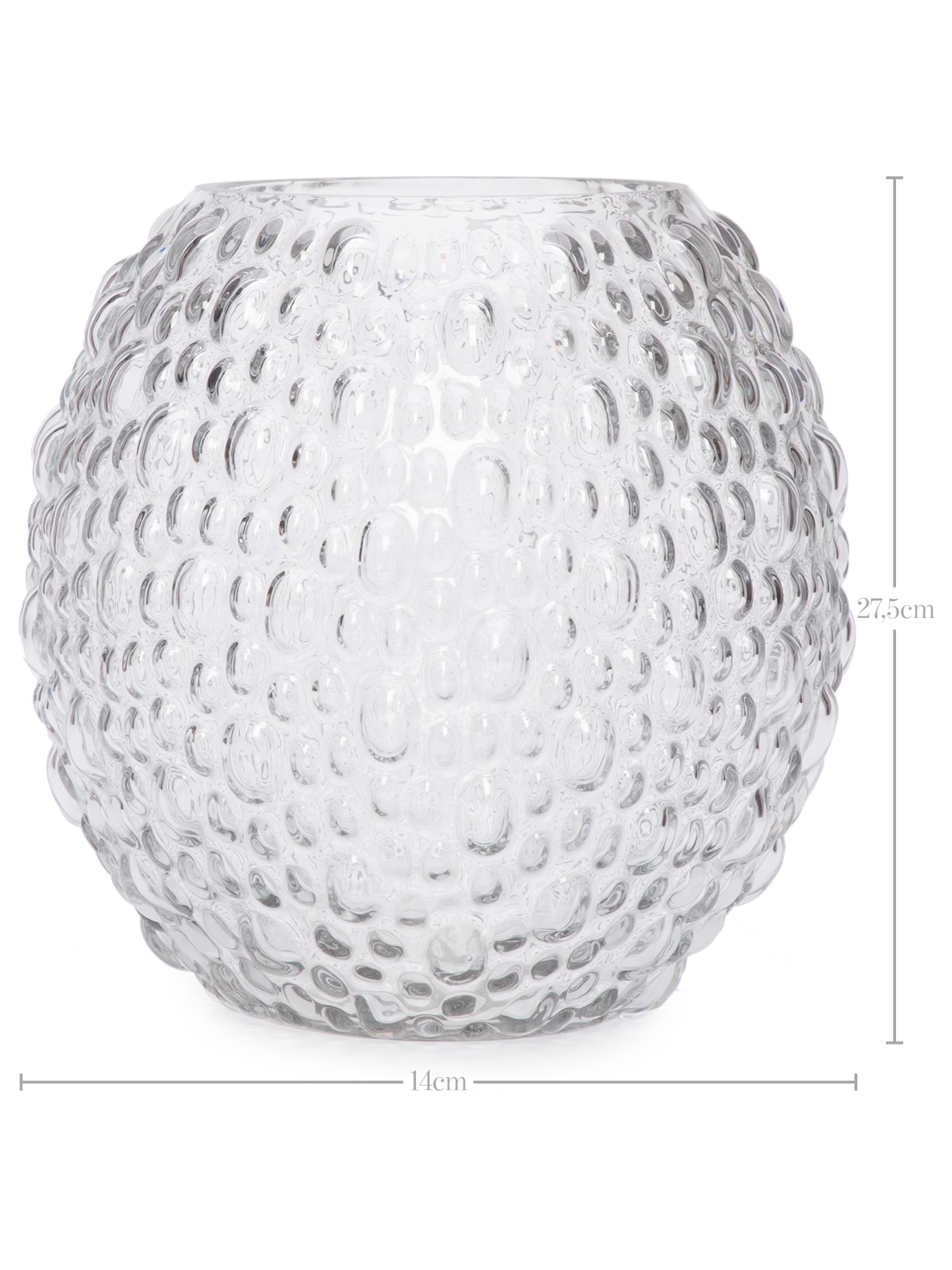 Vaso Alligator Médio Em Vidro Le Lis Casa
