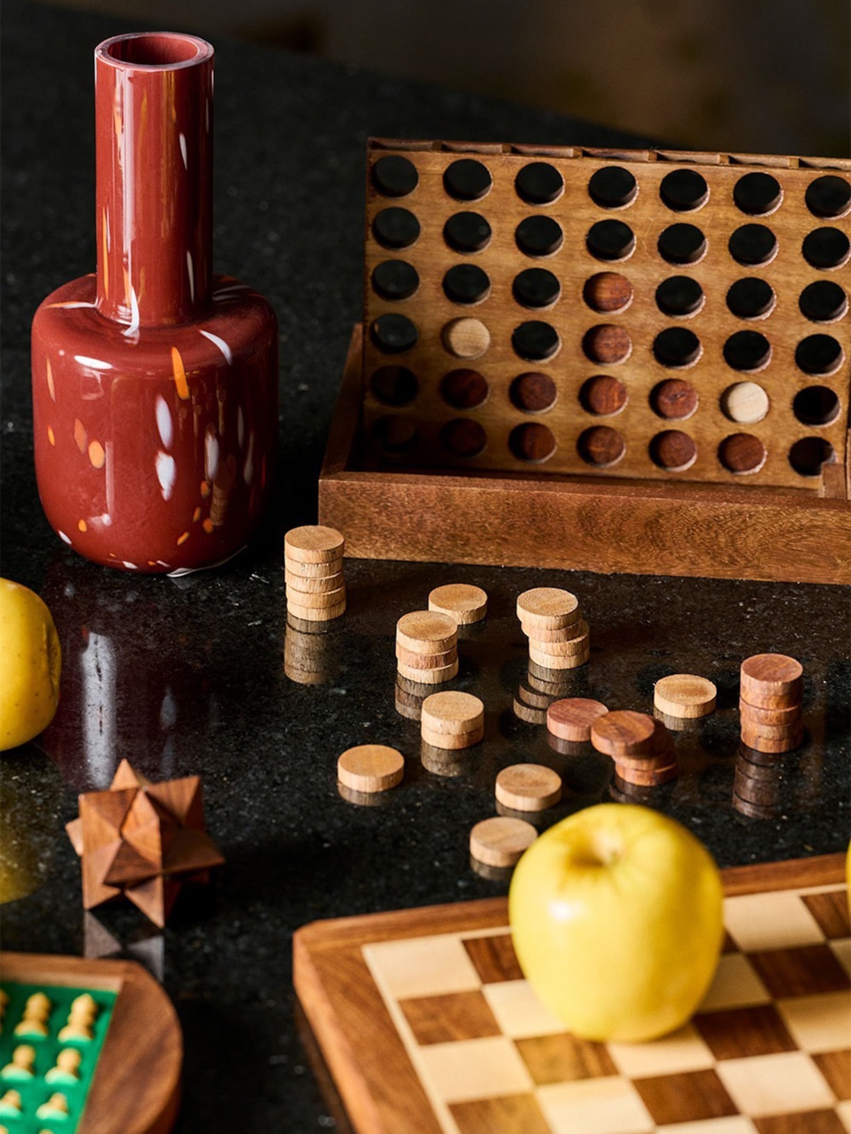 Vaso Amber Em Vidro Vinho Le Lis Casa