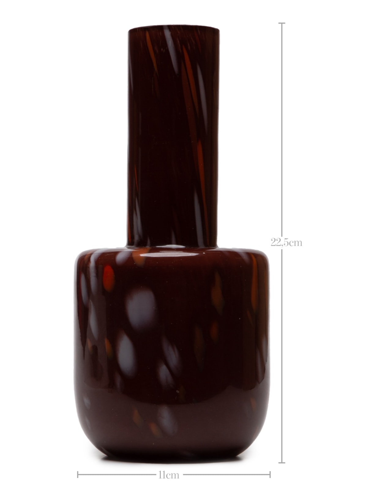 Vaso Amber Em Vidro Vinho Le Lis Casa