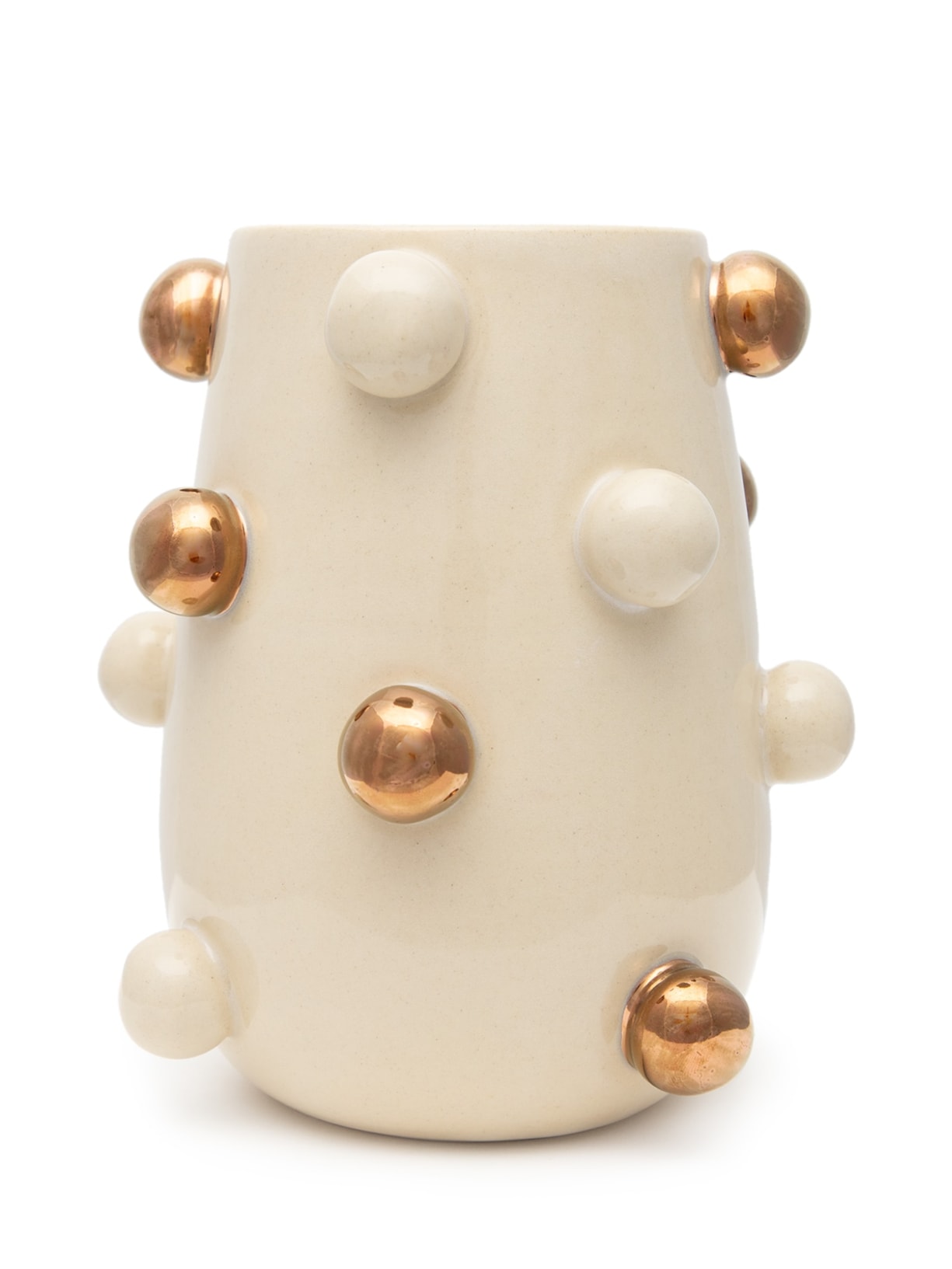 VASO BOLOTAS NUDE COM OURO ROSA Marô Antunes