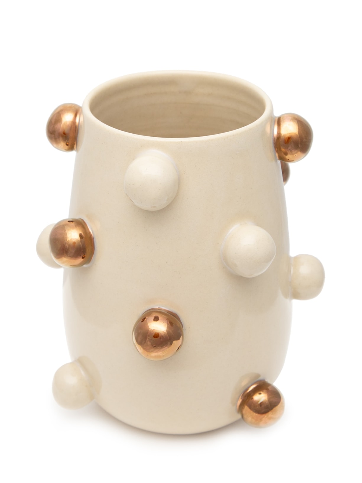 VASO BOLOTAS NUDE COM OURO ROSA Marô Antunes