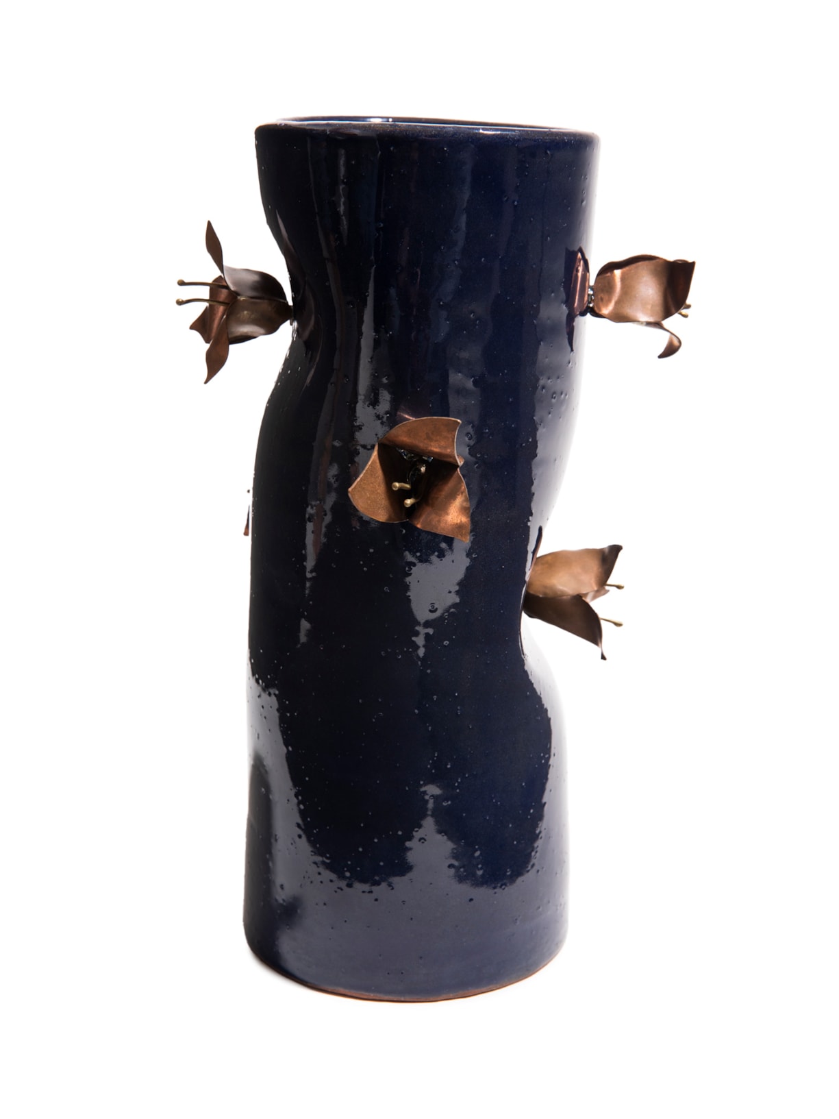 Vaso Boungainville Névoa - Azul