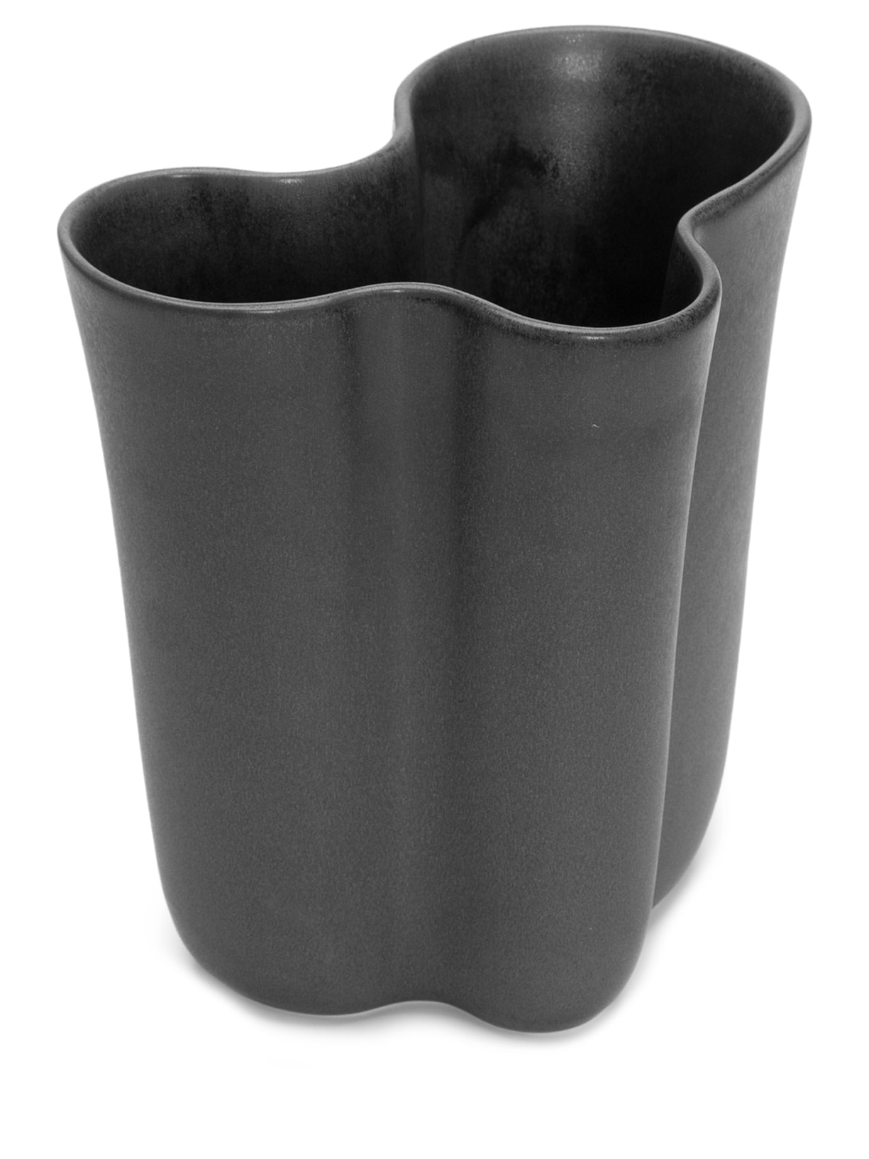 Vaso Cerâmica Colored Preto Asa Selection