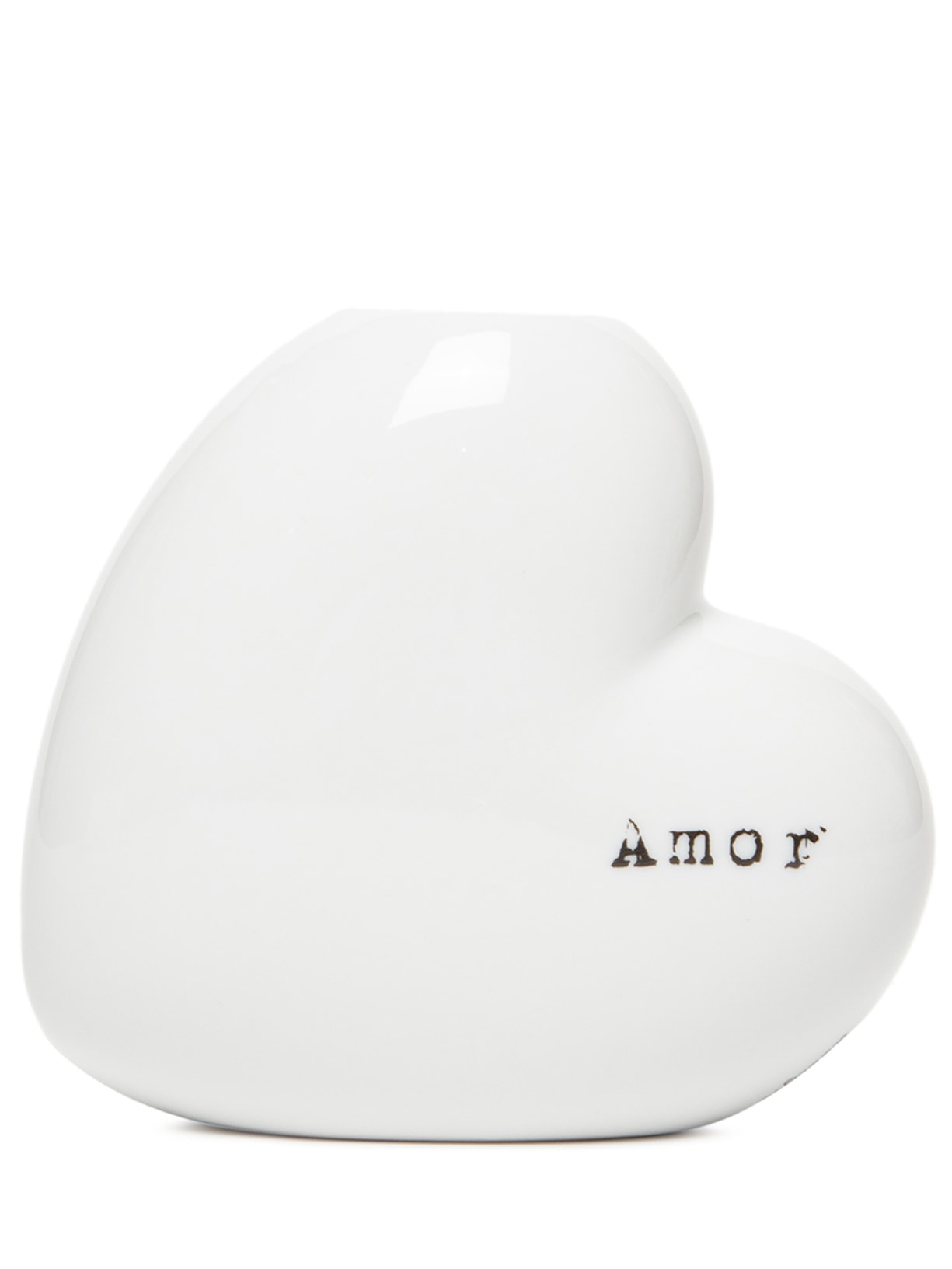 Vaso Coração Amor - Branco