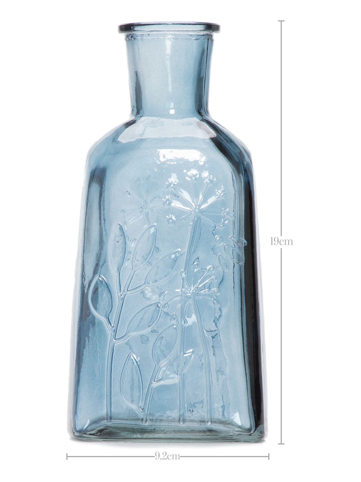 Vaso De Vidro Alrigo Azul Souq