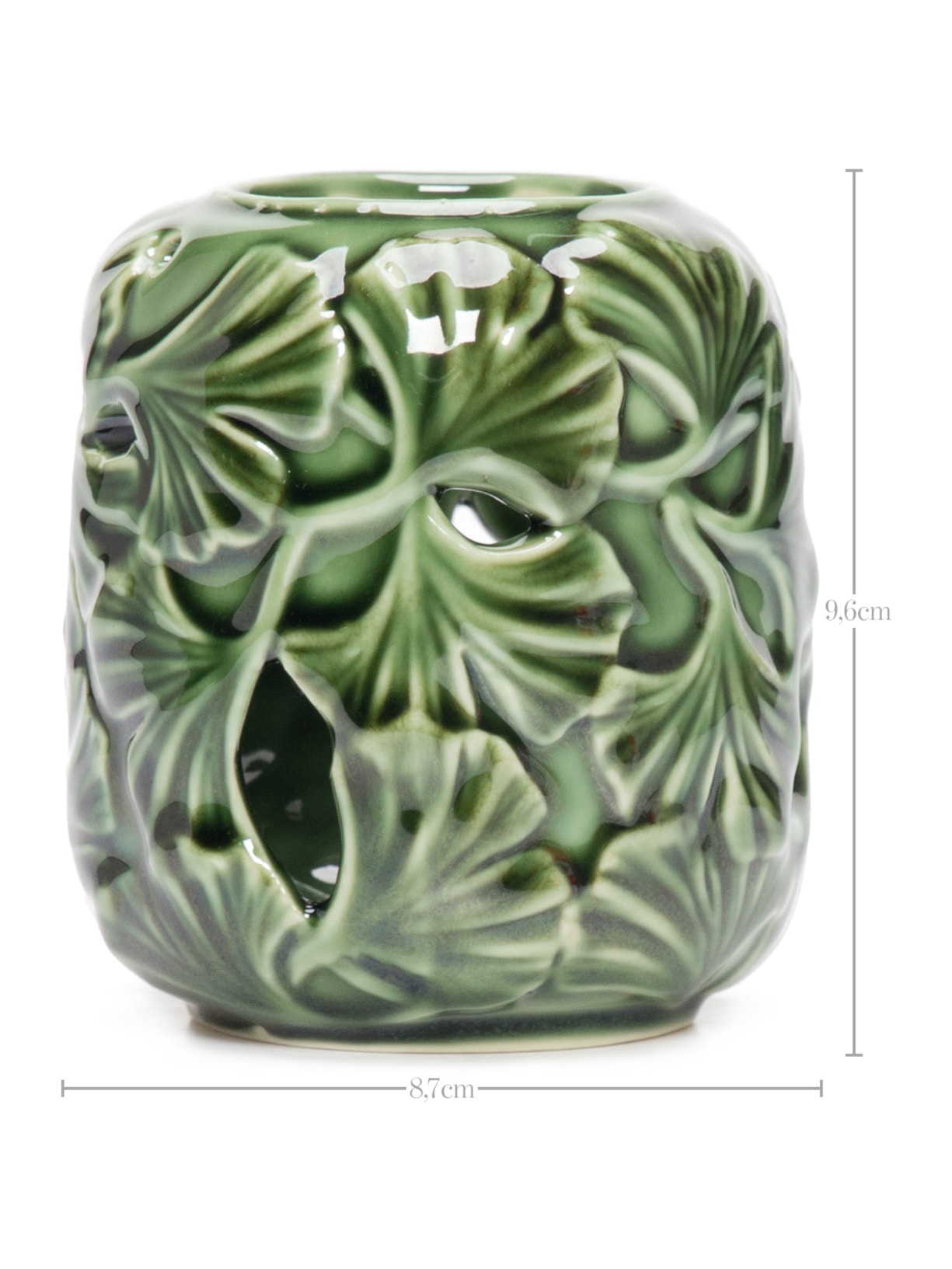 Vaso Decorativo Em Porcelana 1 Peça Verde '2Home