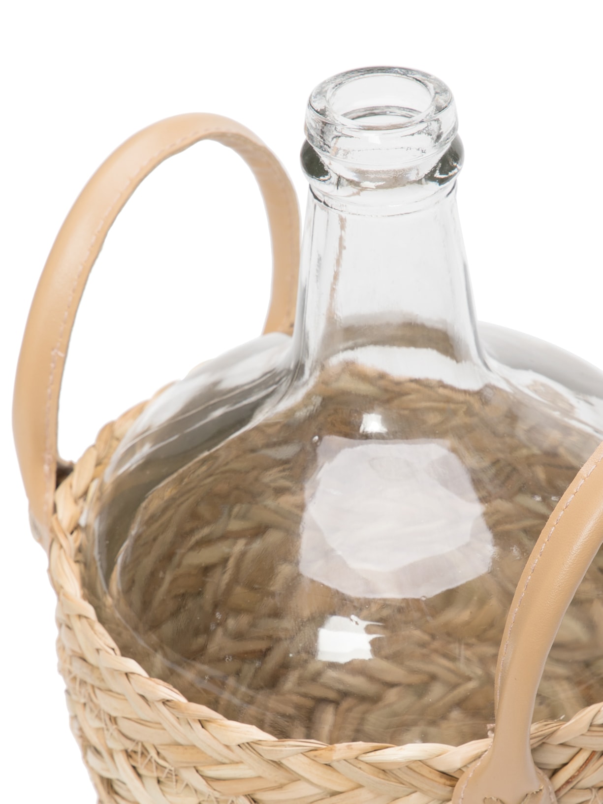 Vaso Em Vidro Com Fibra Natural 1 Peça '2Home