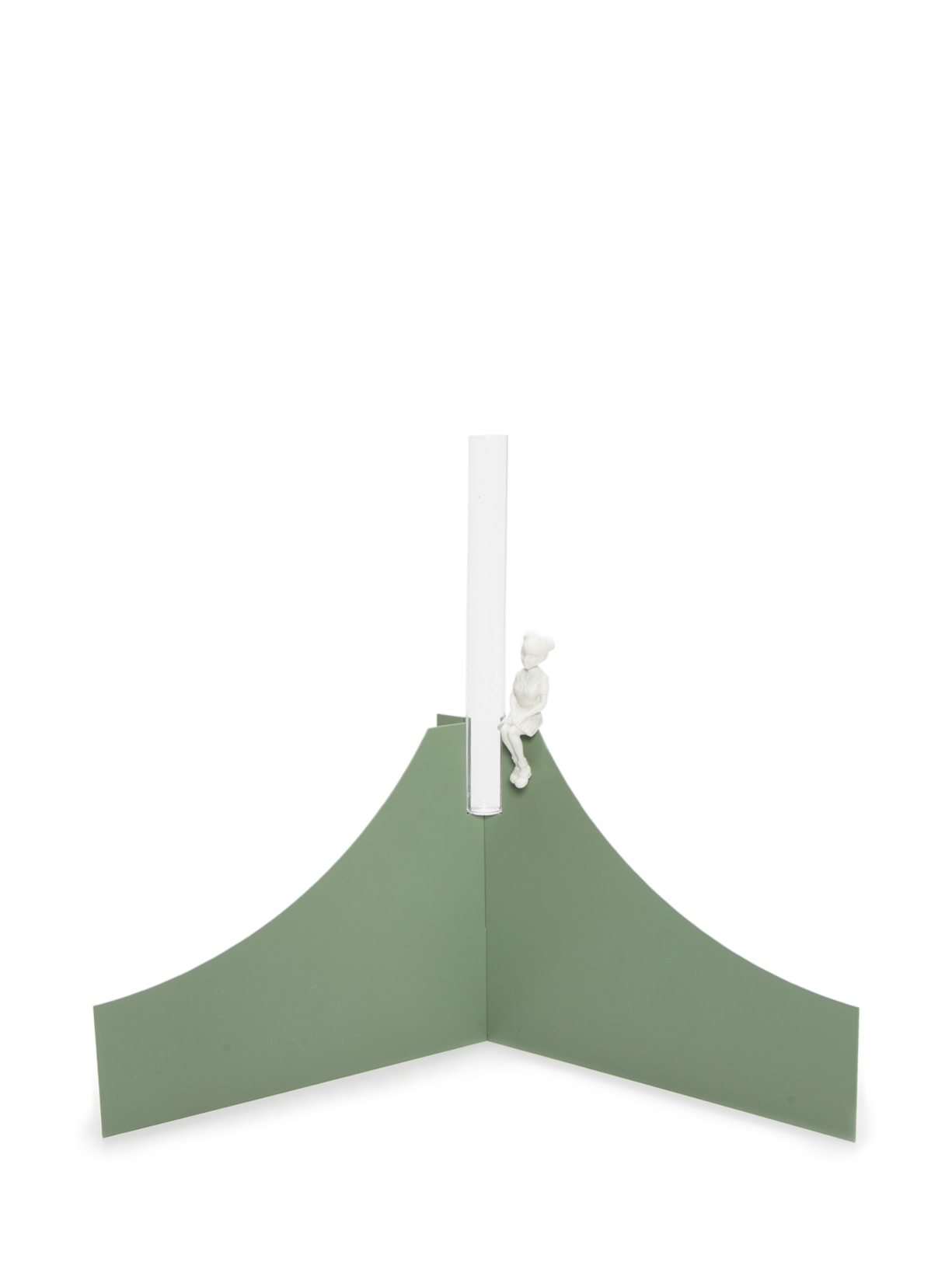 Vaso Encaixe Chapa De Aço Com Pintura Eletrostática - Verde