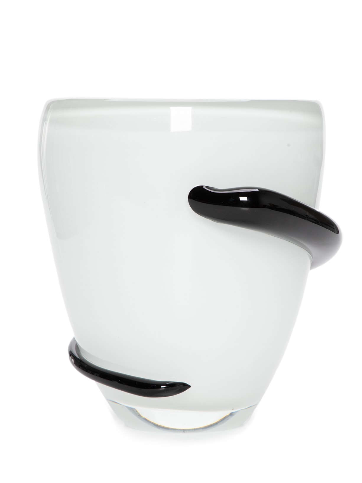 Vaso Fio Em Cristal De Murano - Branco