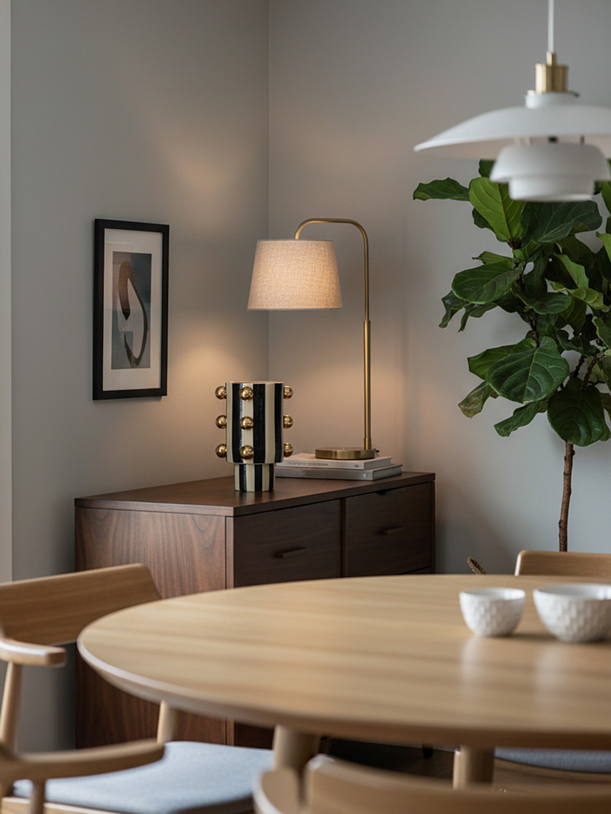 Vaso Giu Com Listras Preto Marô Antunes