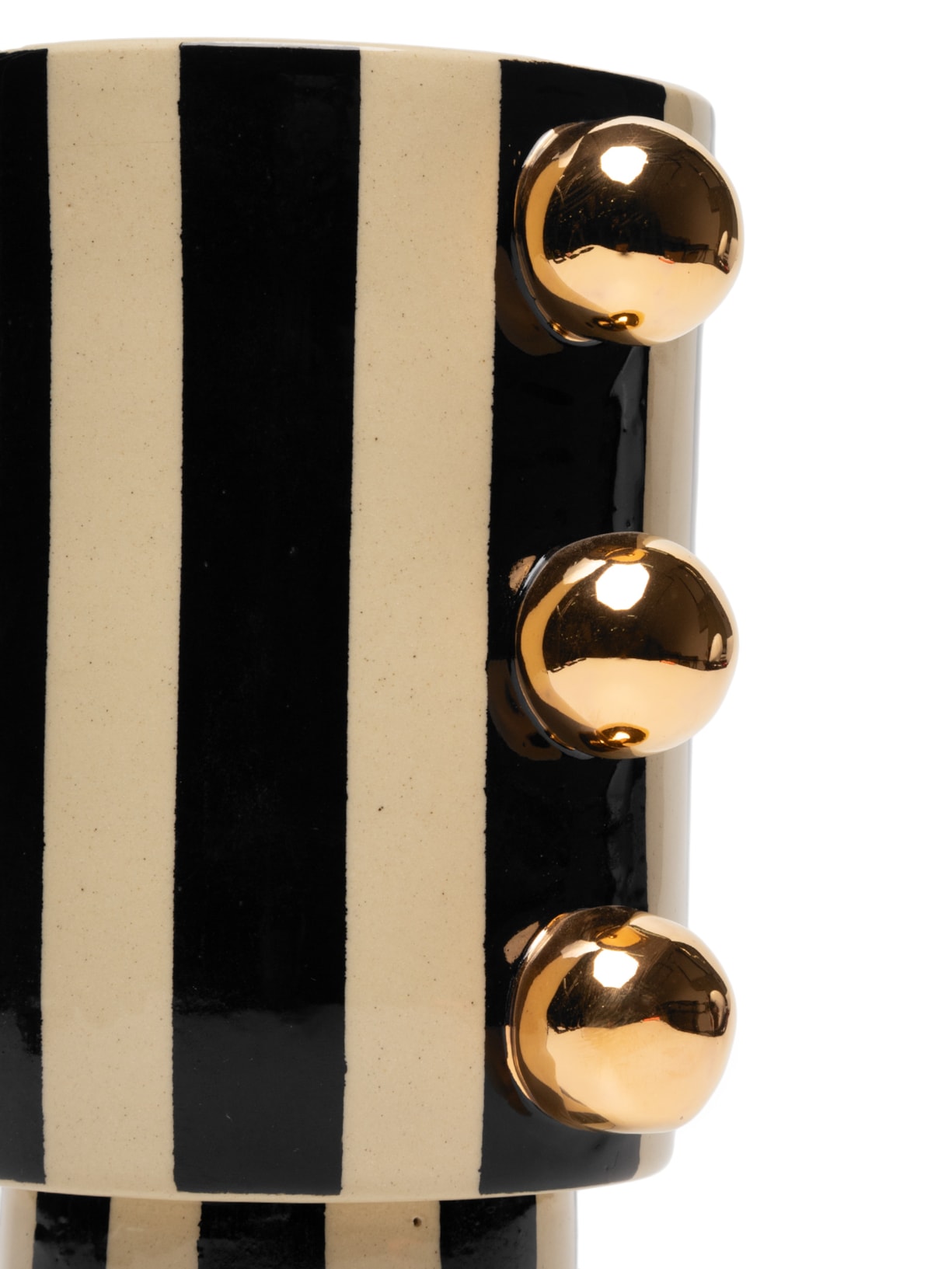 Vaso Giu Com Listras Preto Marô Antunes