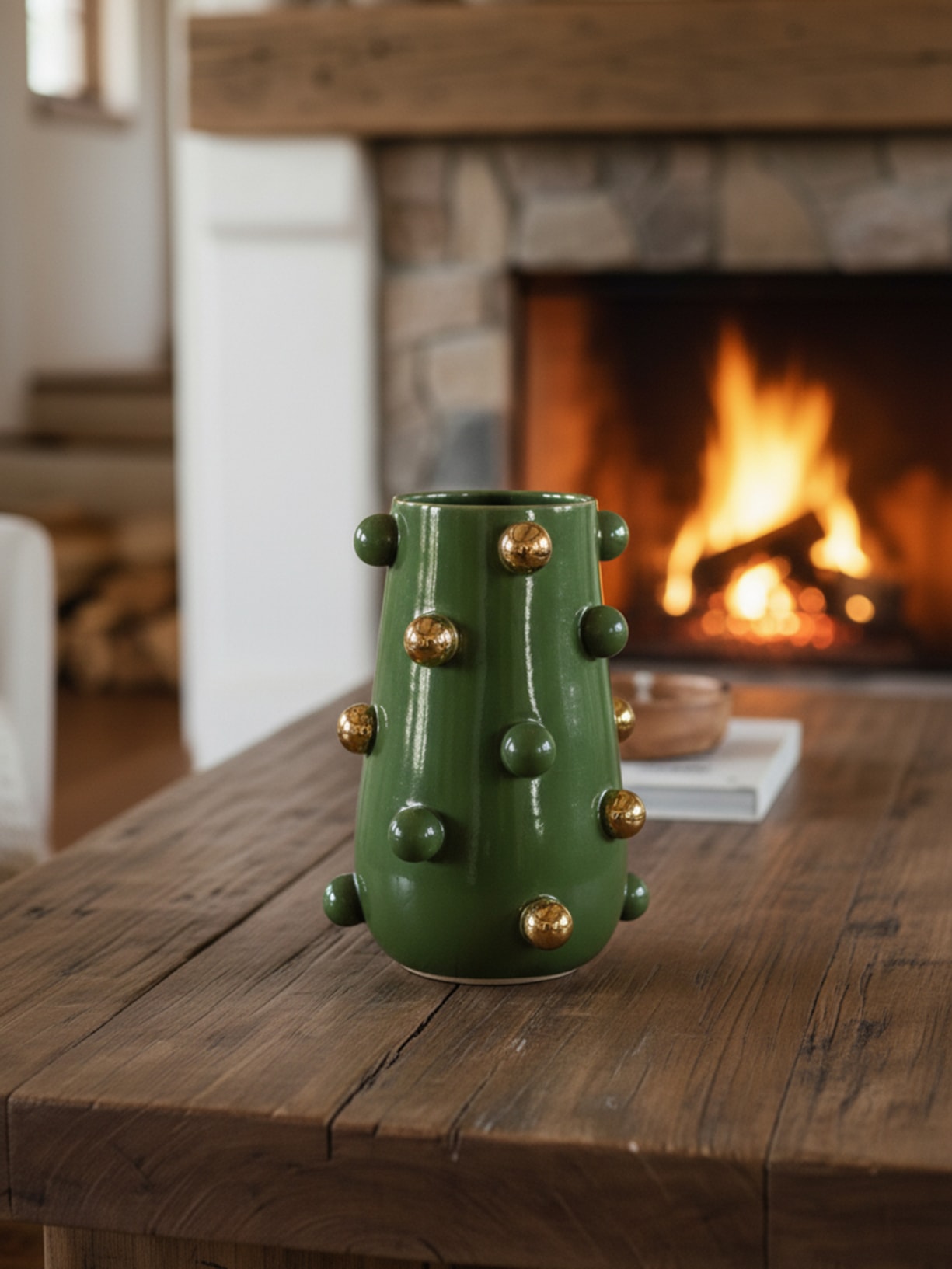 Vaso Nina Bolotas G Verde Marô Antunes