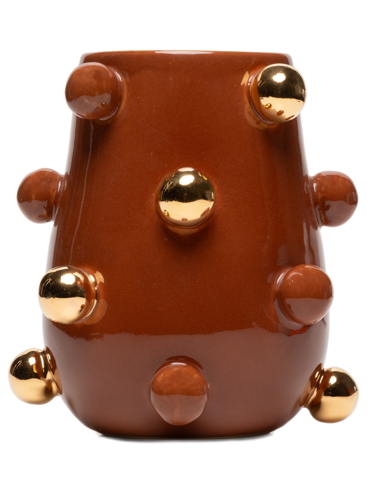 Vaso Nina Bolotas - Marrom