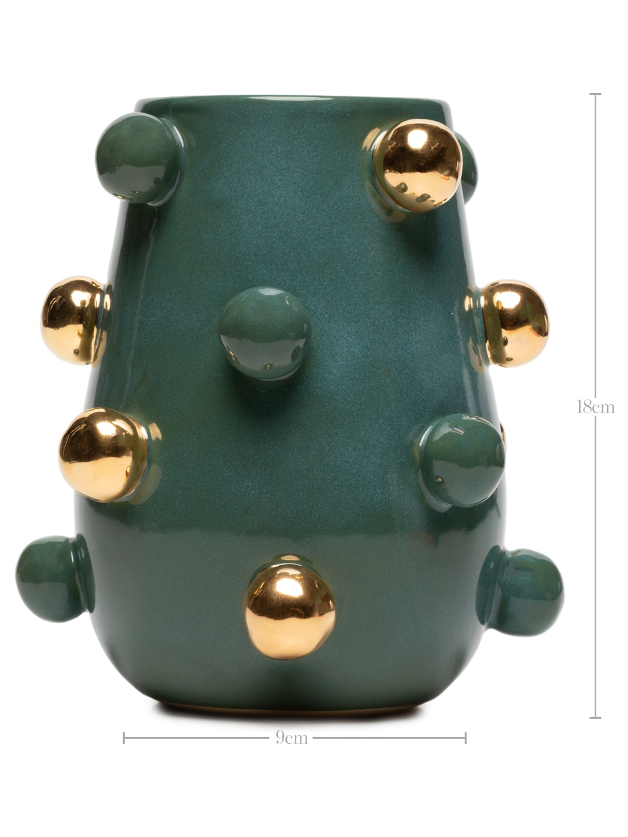 Vaso Nina Bolotas Verde Marô Antunes