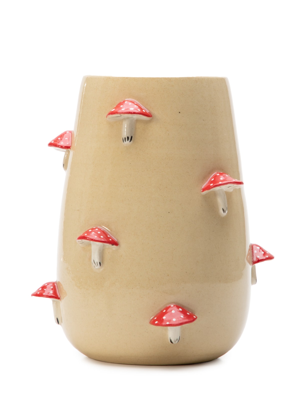 Vaso Nina Nude Cogumelo - Bege