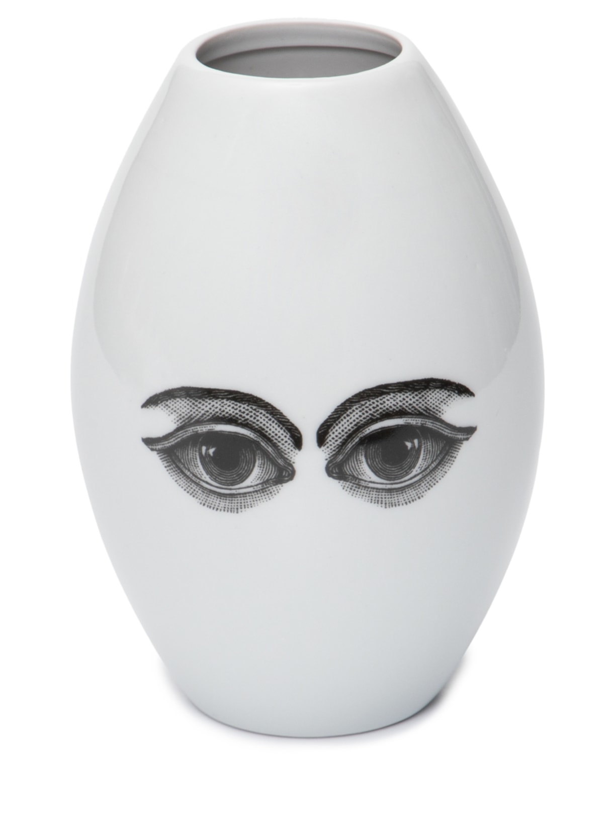 Vaso Ovo P Olhos Branco Greghi Design