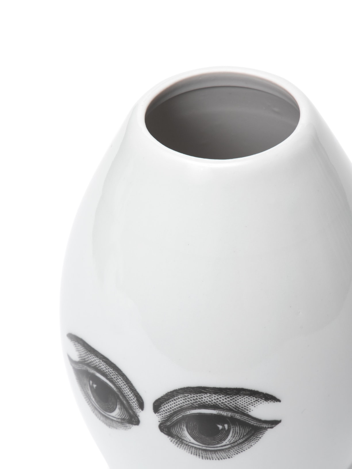 Vaso Ovo P Olhos Branco Greghi Design