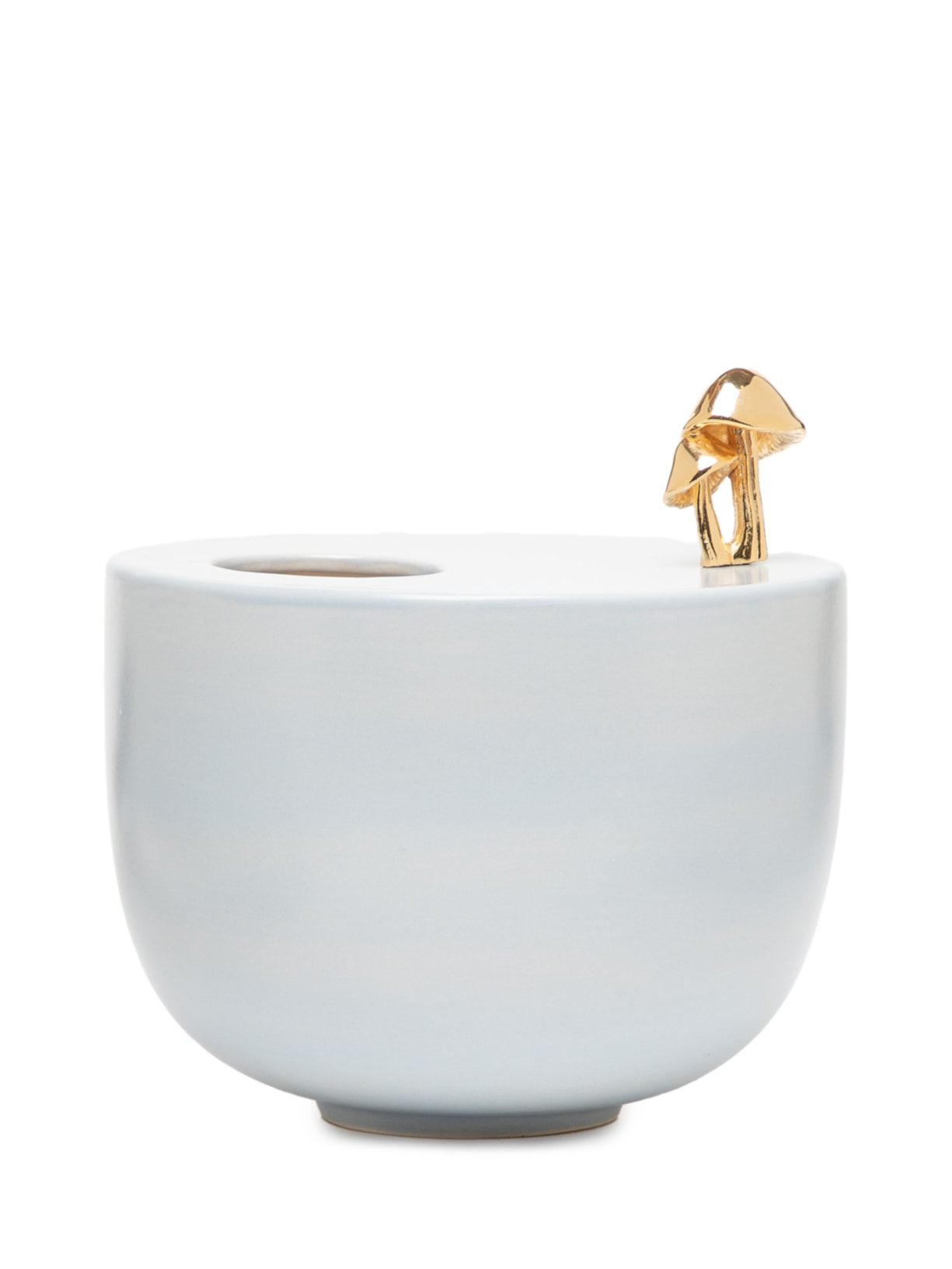 Vaso Paisagem Cogumelo P - Azul