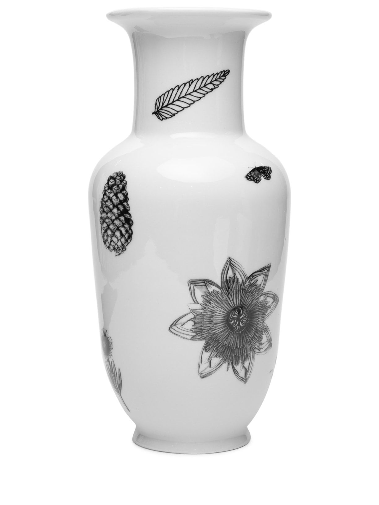 Vaso Pescoço Botânica - Branco