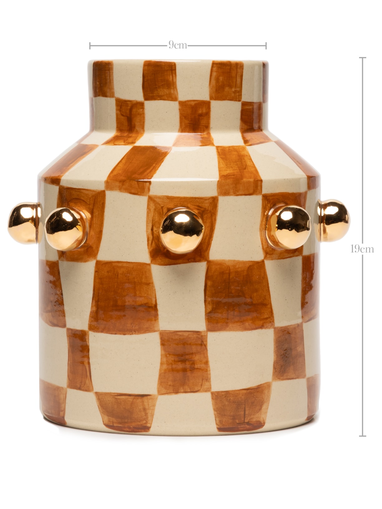 Vaso Stella Marrom Marô Antunes