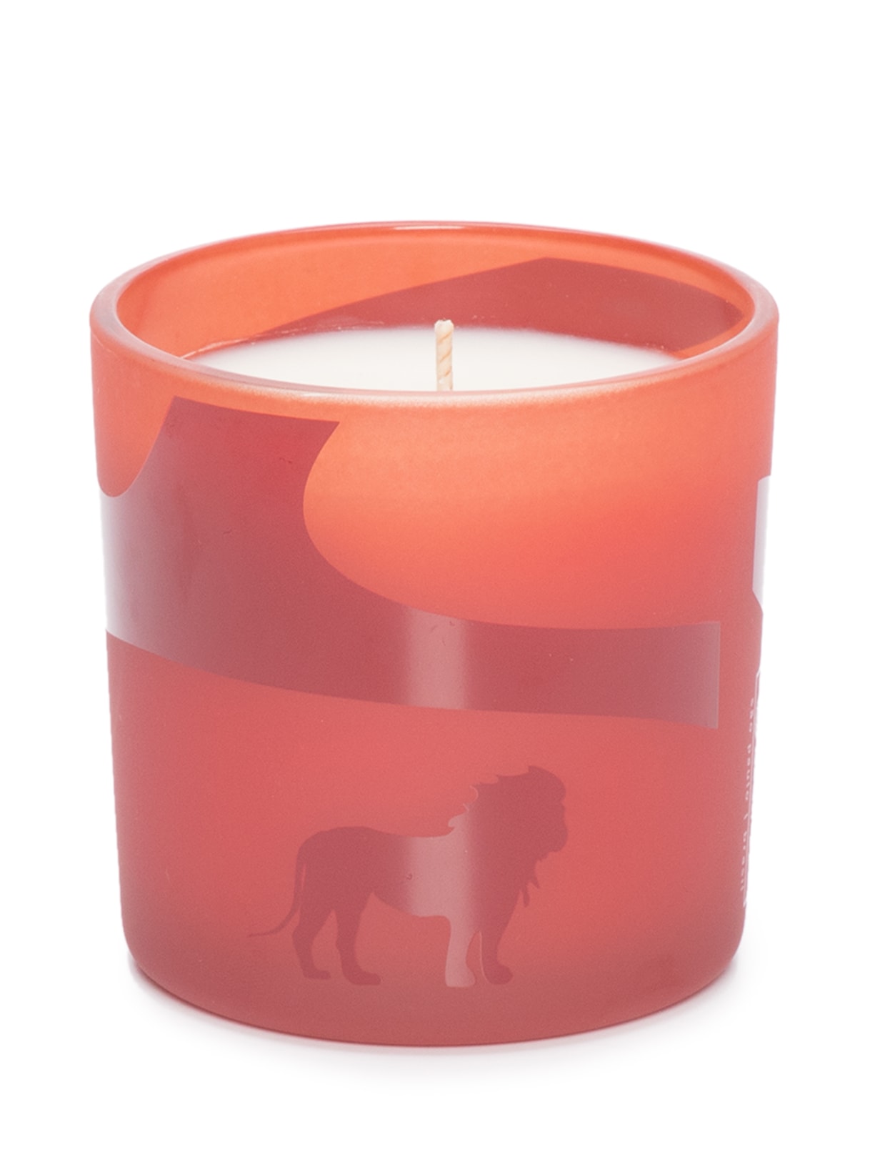 Vela Biodiversidade Leão Chá Branco 180g Vermelho Bright Side Candles
