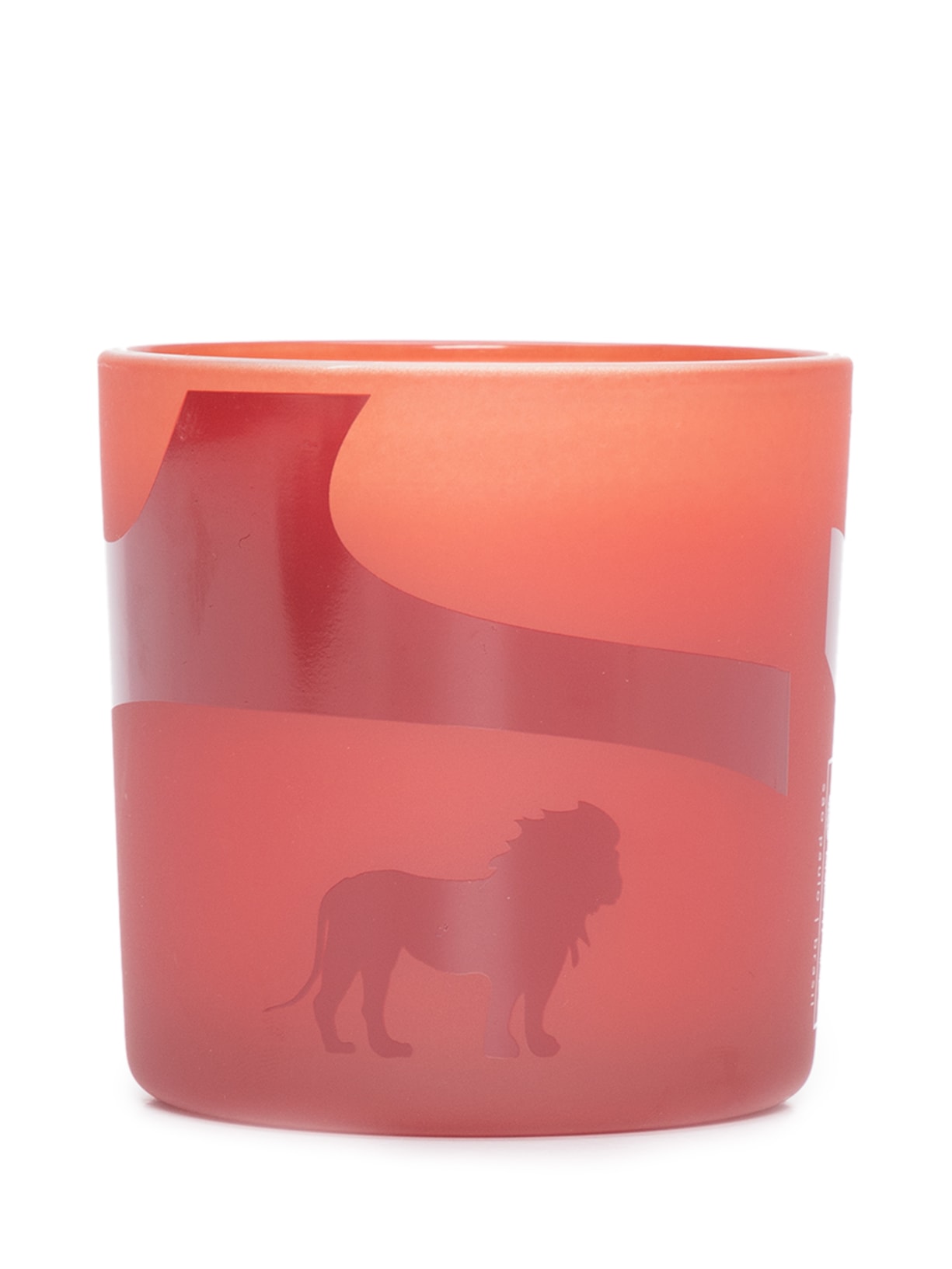 Vela Biodiversidade Leão Chá Branco 180g Vermelho Bright Side Candles