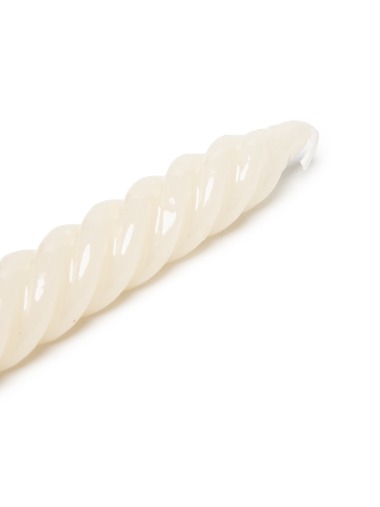 Vela Castiçal Zig Zag Branco Cian Candle