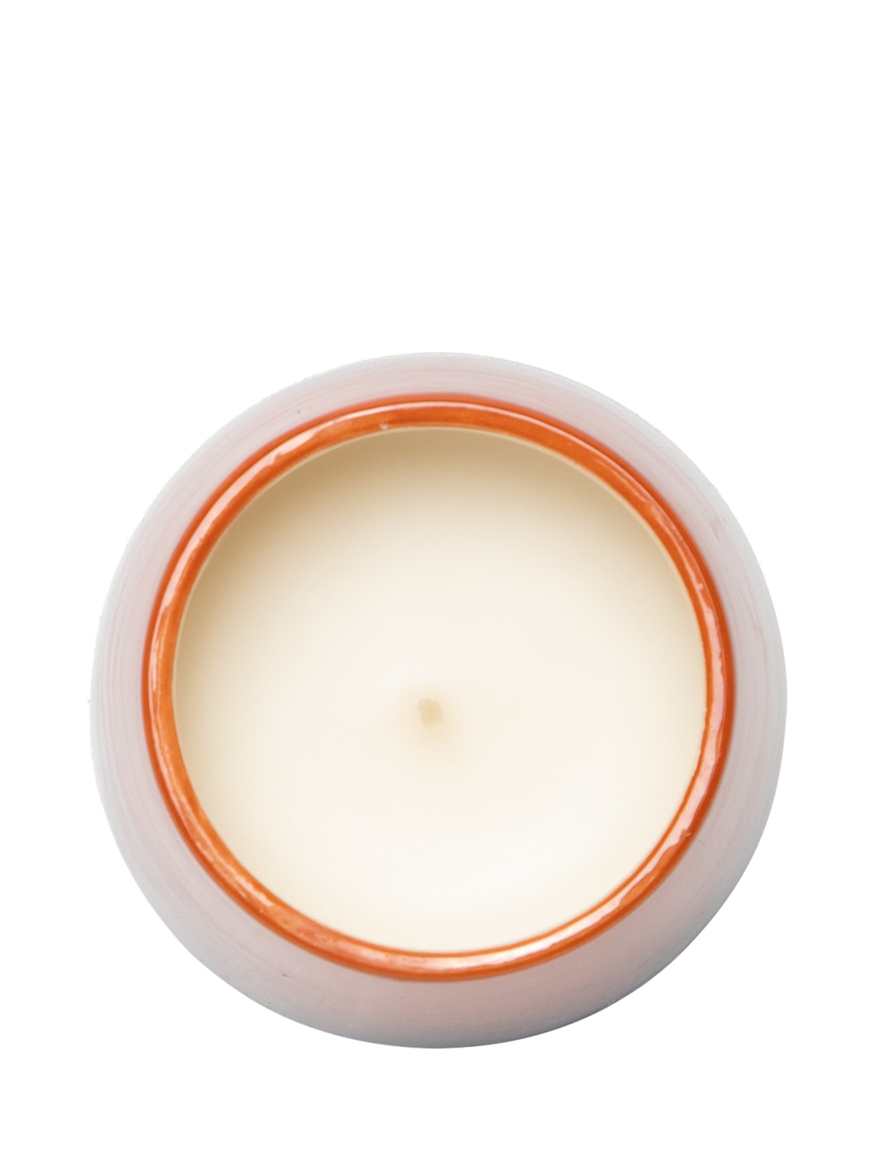 Vela Cerâmica Cogumelo Bambu e Jasmin Laranja Pingo!