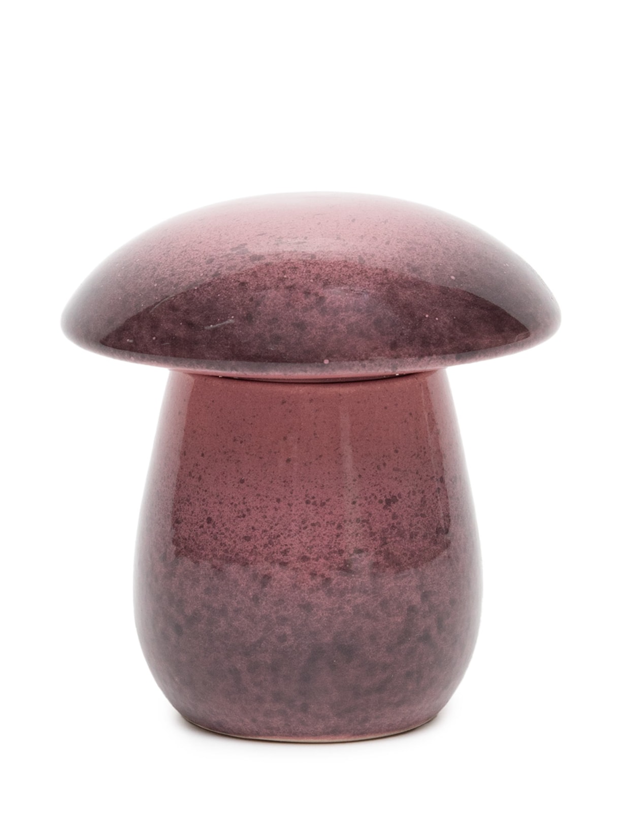 Vela Cerâmica Cogumelo Bambu E Jasmin - Roxo