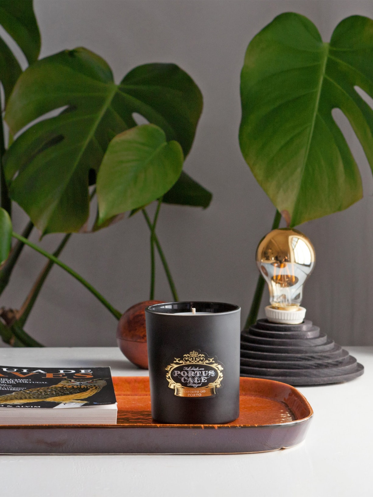 Vela Copo Com Tampa Ruby Red Preto Castelbel