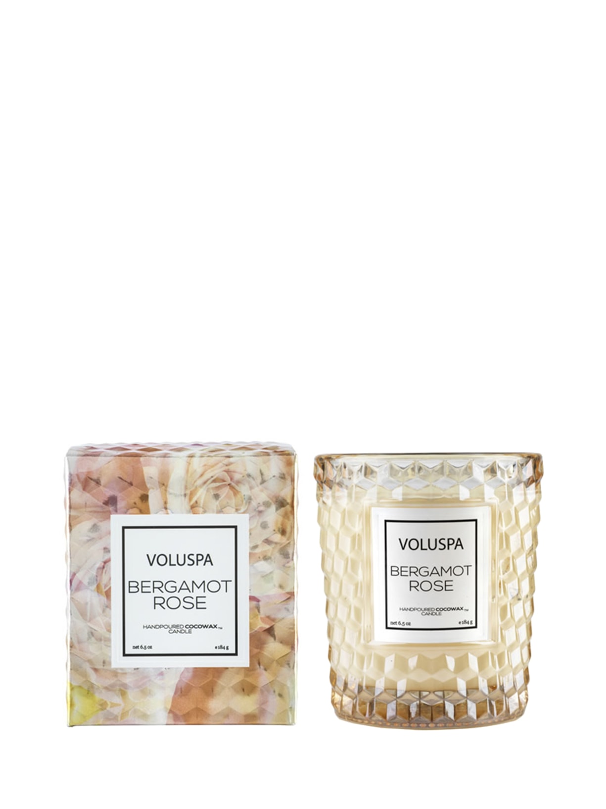 Vela Copo Trabalhado 40h Bergamot Rose