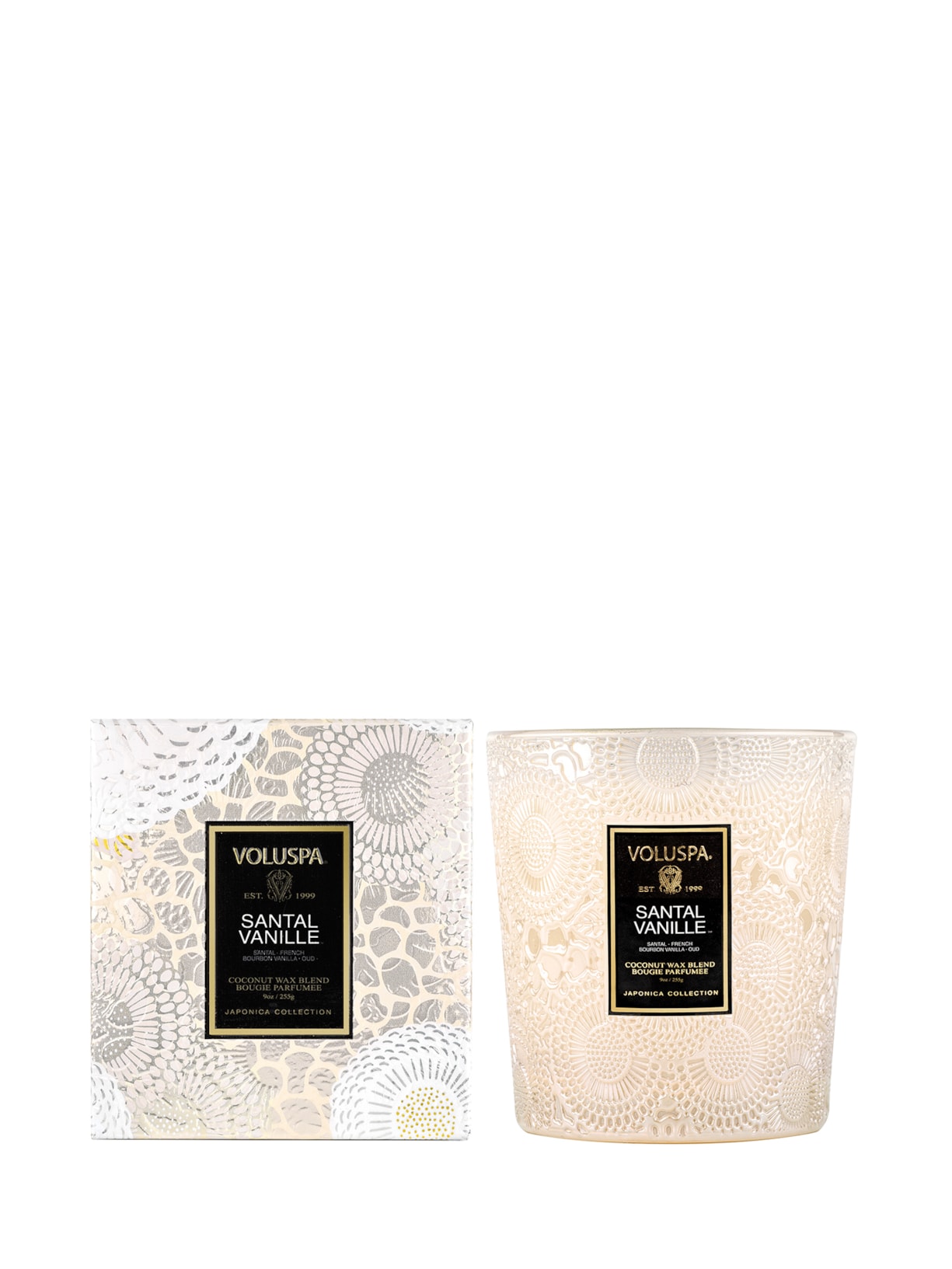 Vela Copo Vidro Clássico 60h Santal Vanille - Rosa