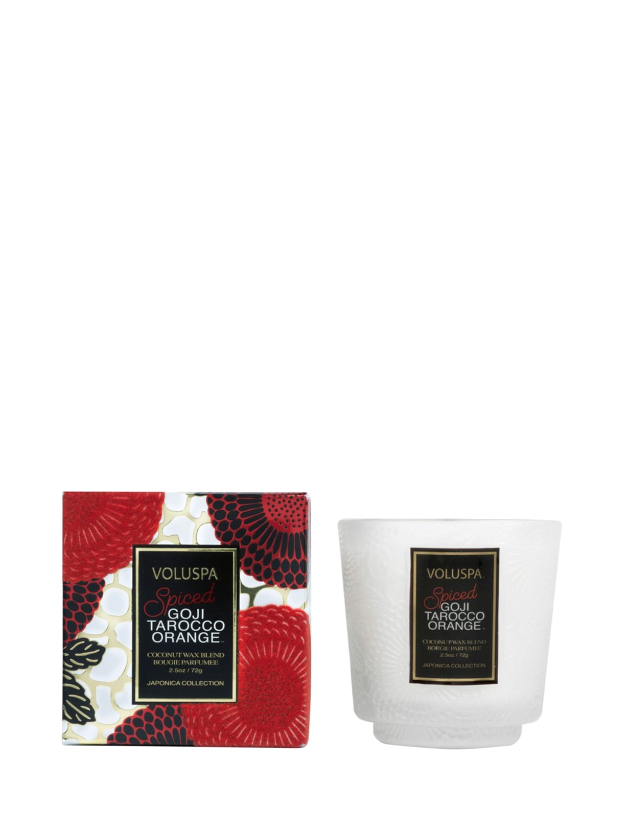 Vela Copo Votive 25h Spiced Goji Tarocco Orange - Branco