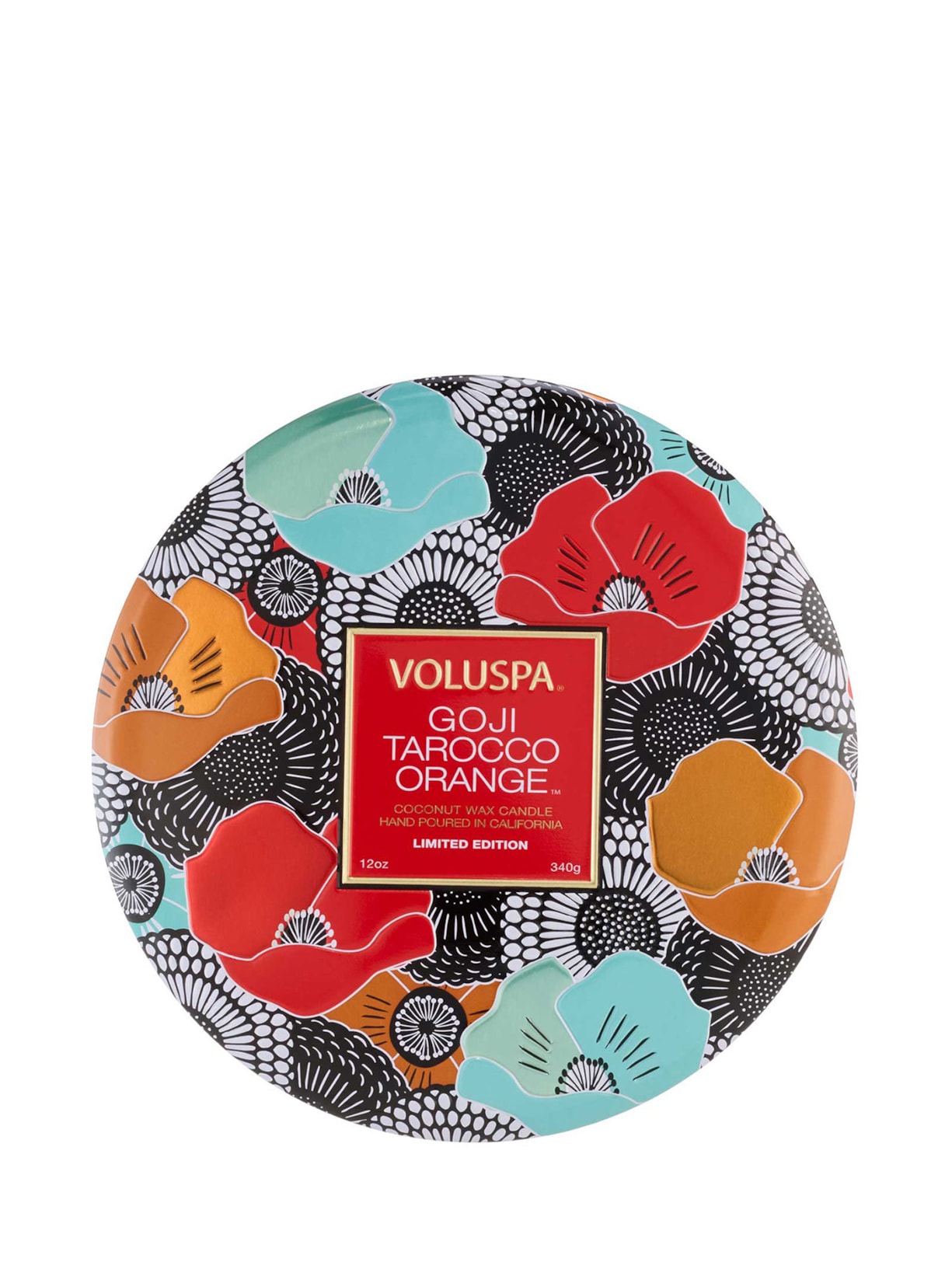 Vela Lata 3 Pavios 60H Goji Tarocco Orange Laranja Voluspa