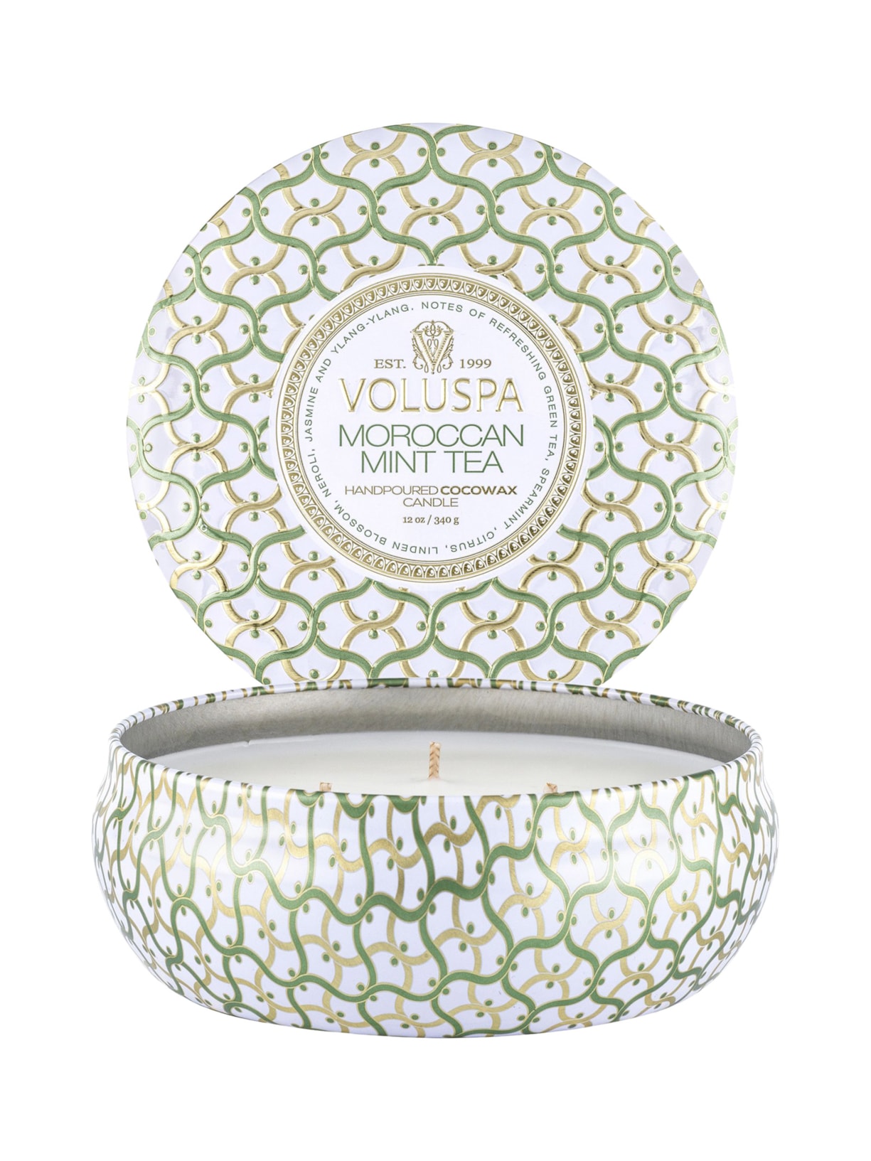 Vela Lata 3 Pavios 60h Moroccan Mint Tea 340g Voluspa