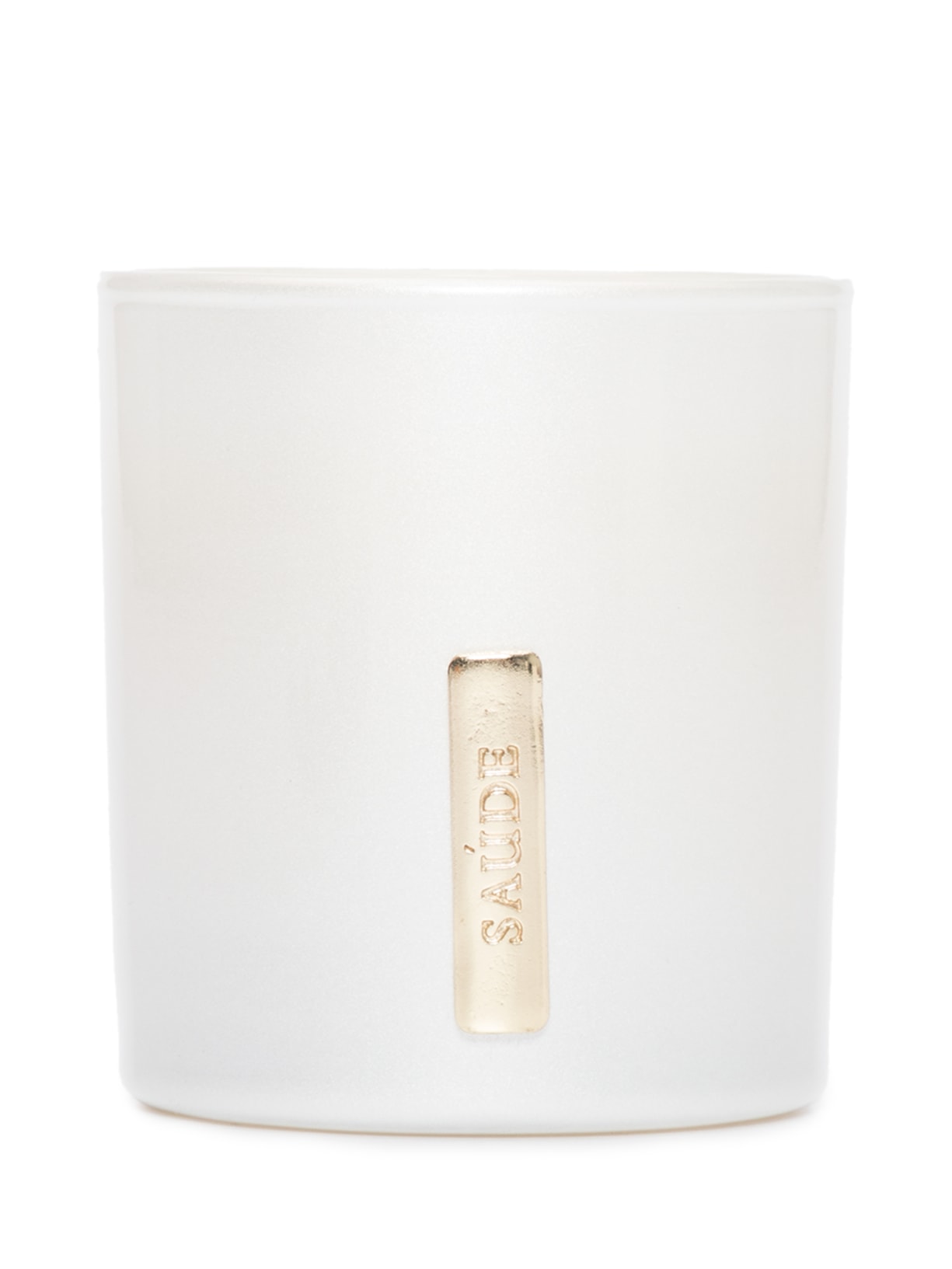 Vela Lume Perolada Jasmim E Lírio Saúde 210g - Branco