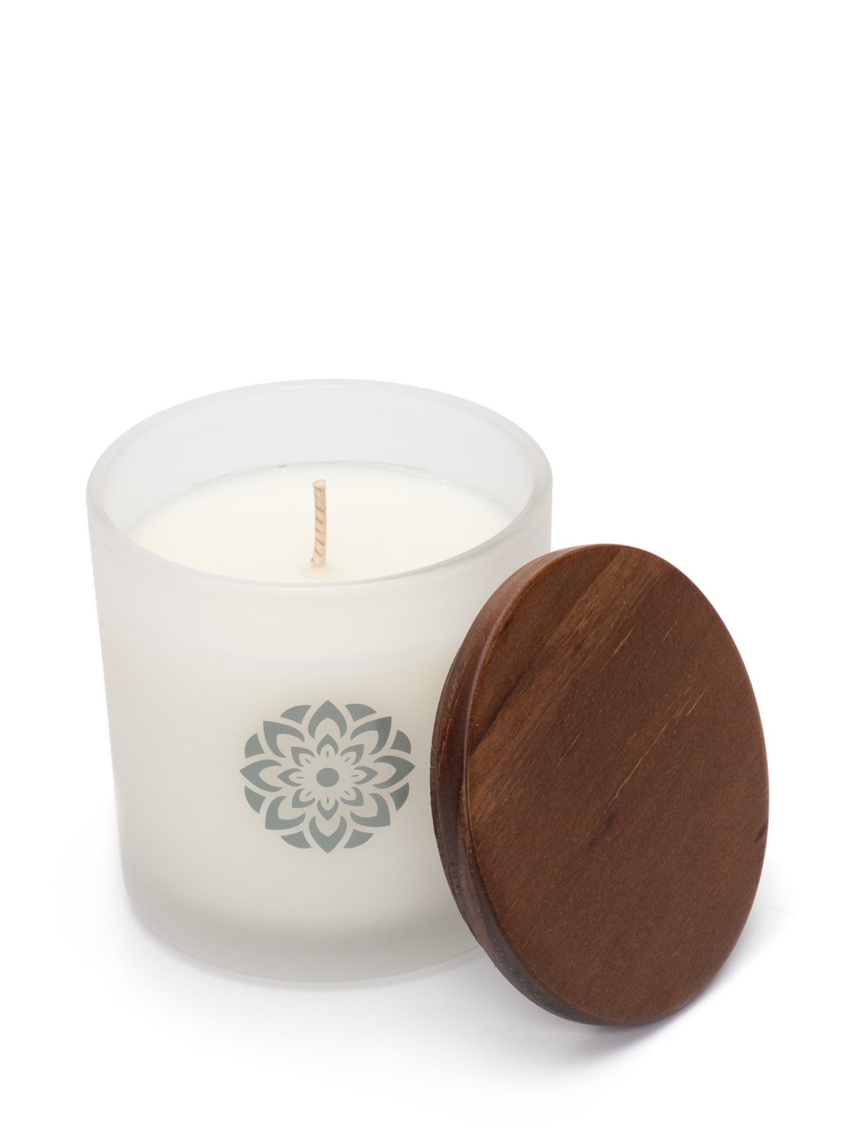 Vela Mandala Branca Fresh Tea 180g Branco  Bright Side Candles