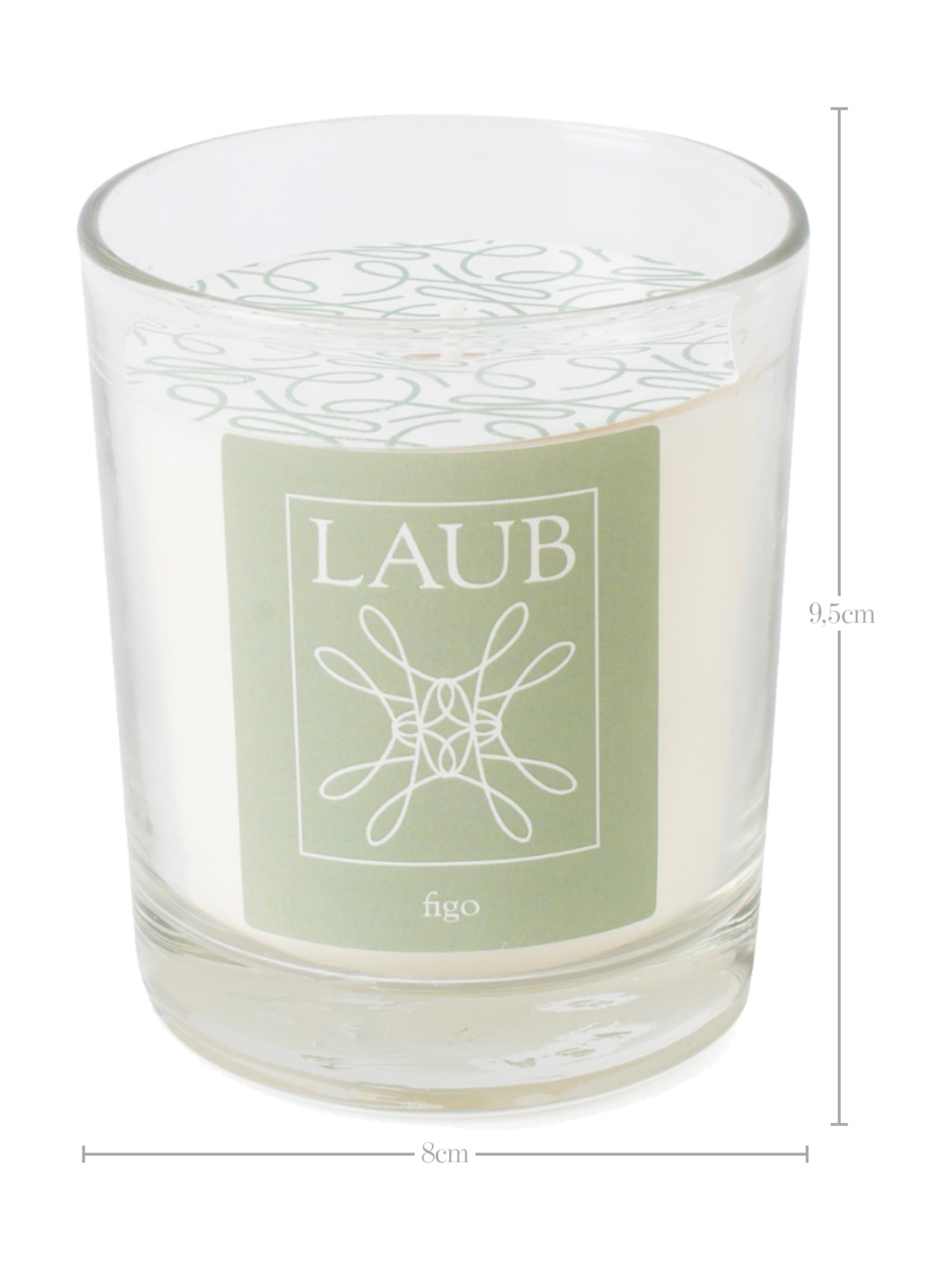 Vela Perfumada 220g Figo Verde Laub
