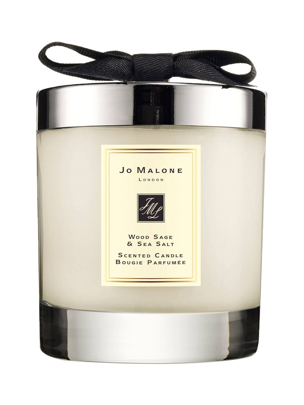 Vela Perfumada Wood Sage & Sea Salt Home Candle 200g - Bege