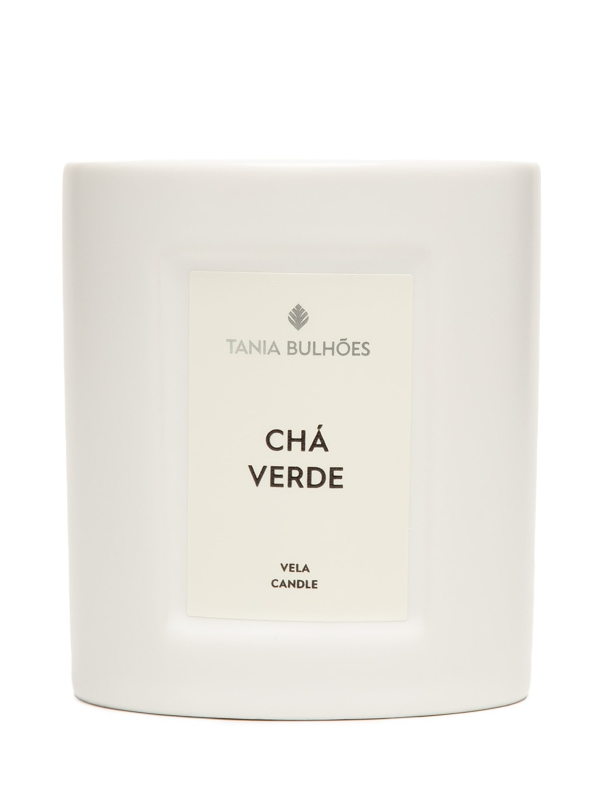 Vela Porcelana 220G Chá Verde - Off White